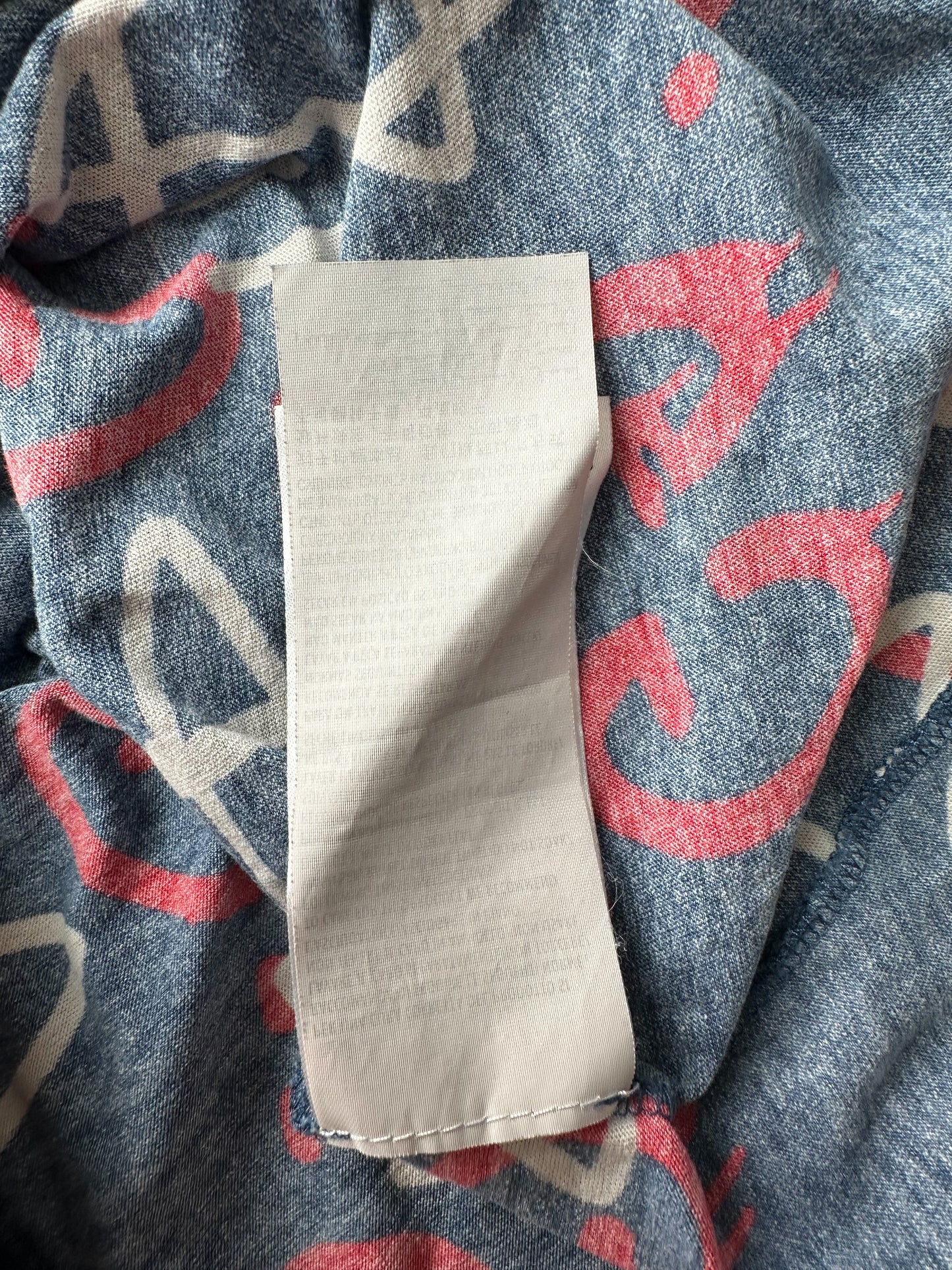 Gucci Navy Gucci Ghost Monogram T-Shirt
