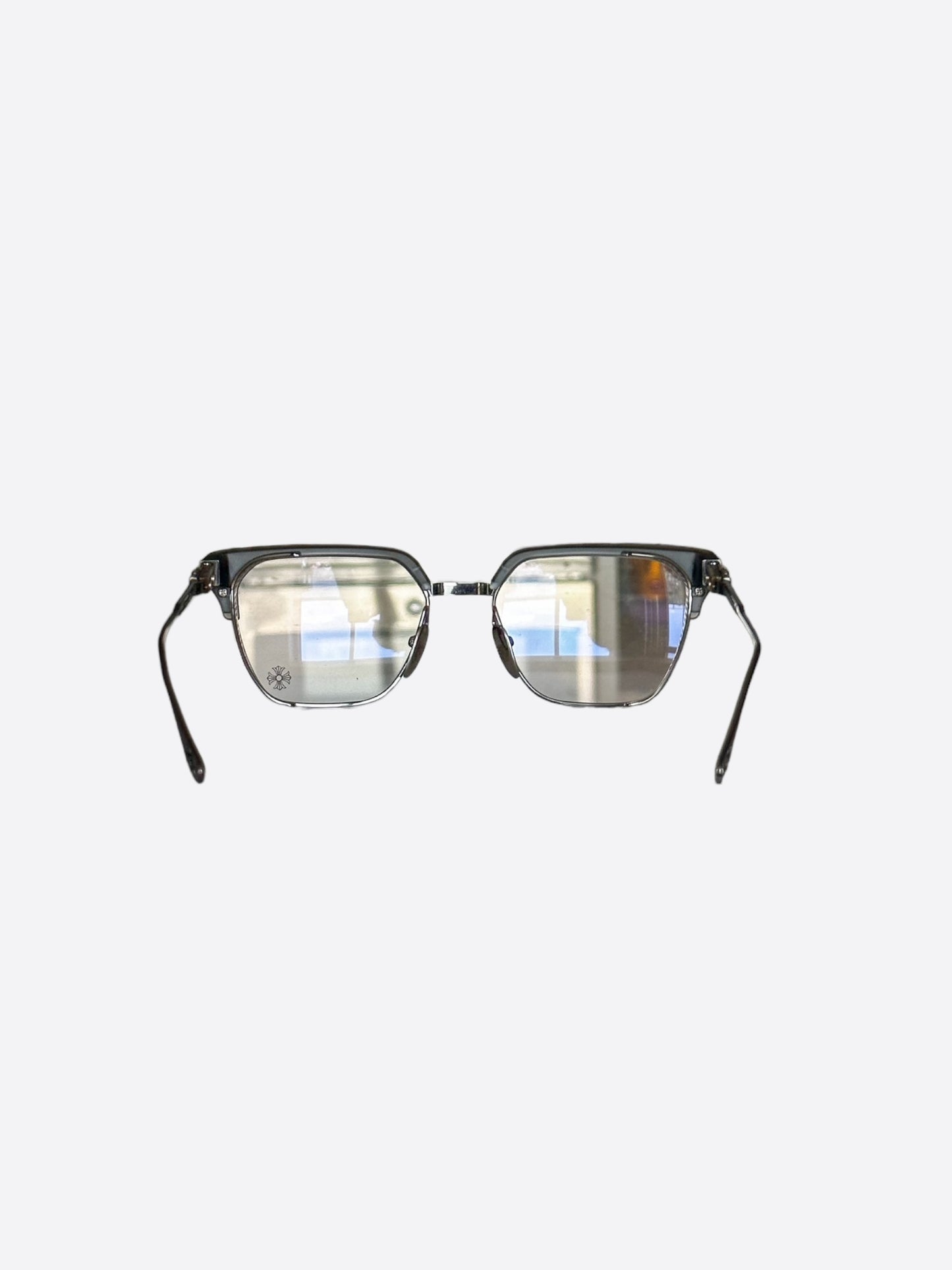 Chrome Hearts Silver Diamond LGMA Sunglasses