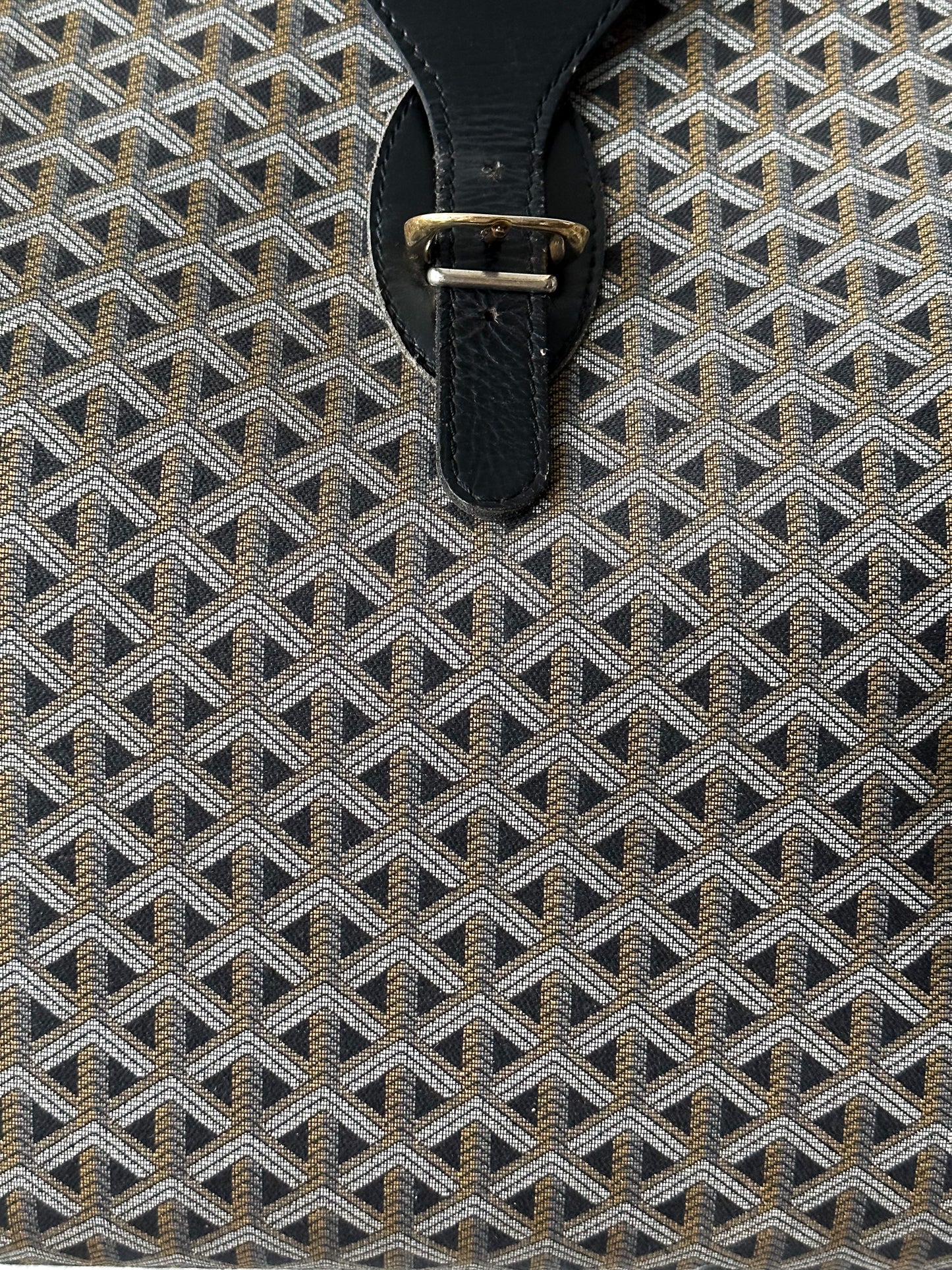 Goyard Black & Brown Soft Suitcase