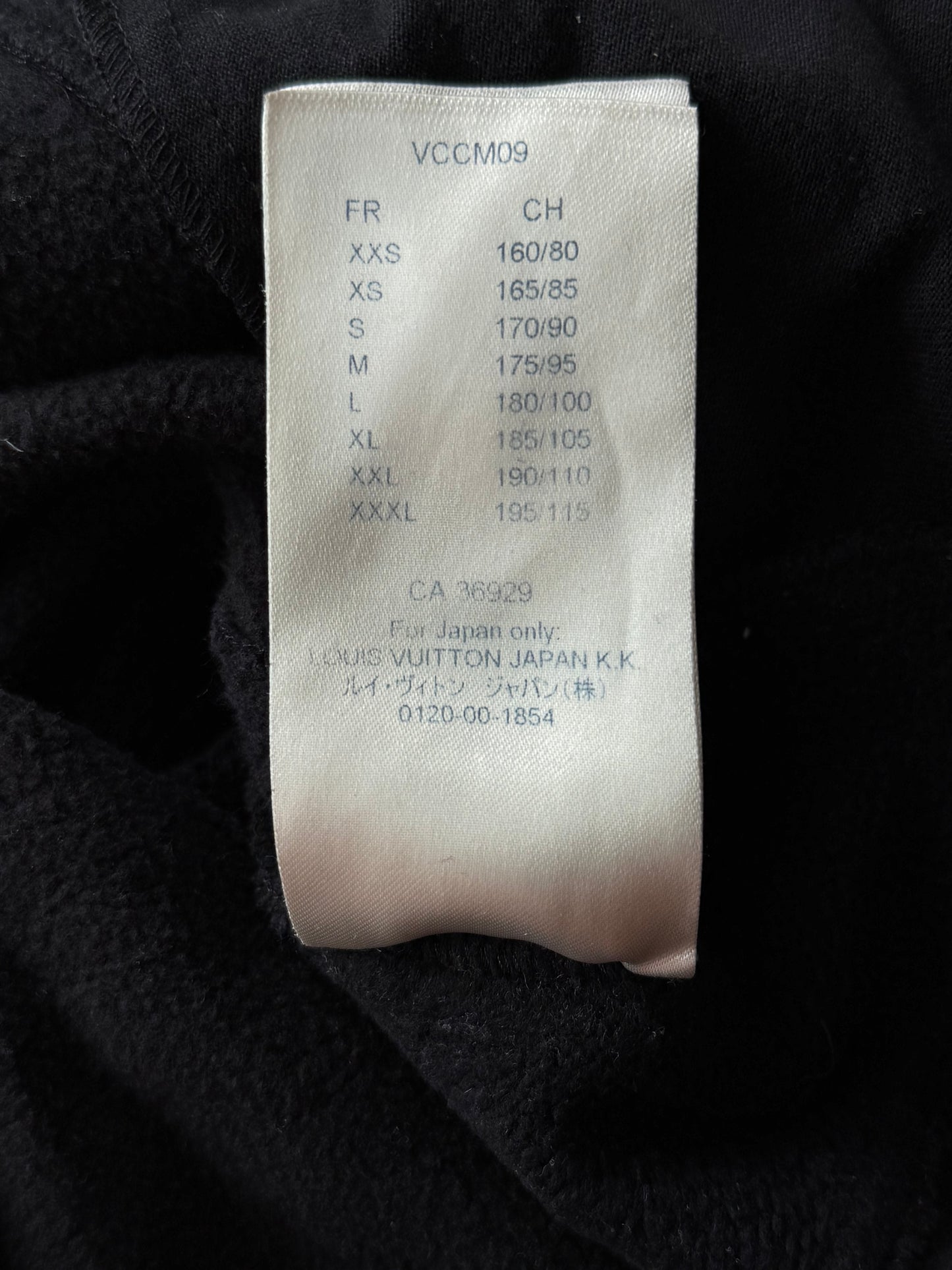 Louis Vuitton Black Circle Cut Monogram Hoodie