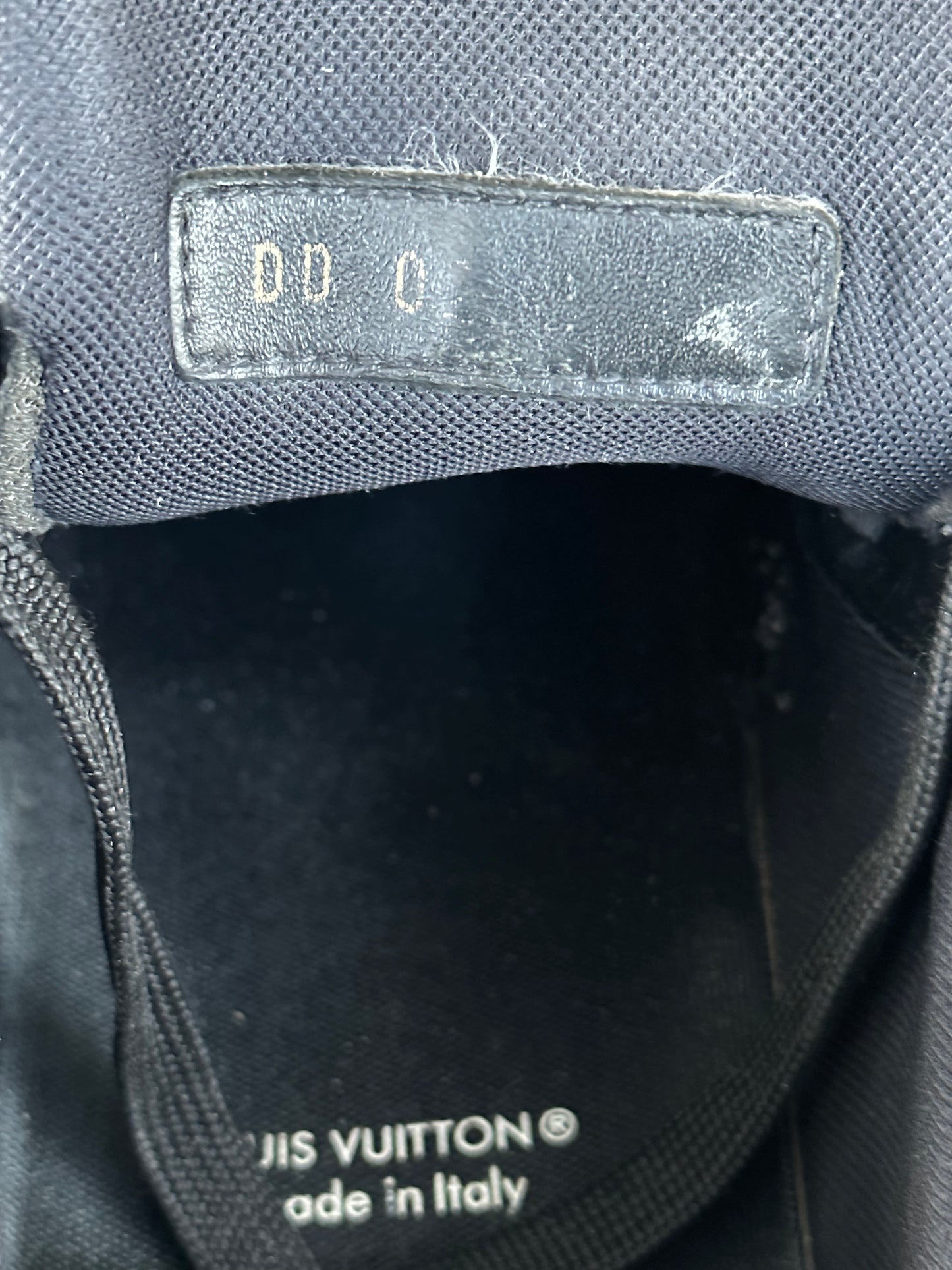 Louis Vuitton Black Monogram Eclipse Suede Trainers