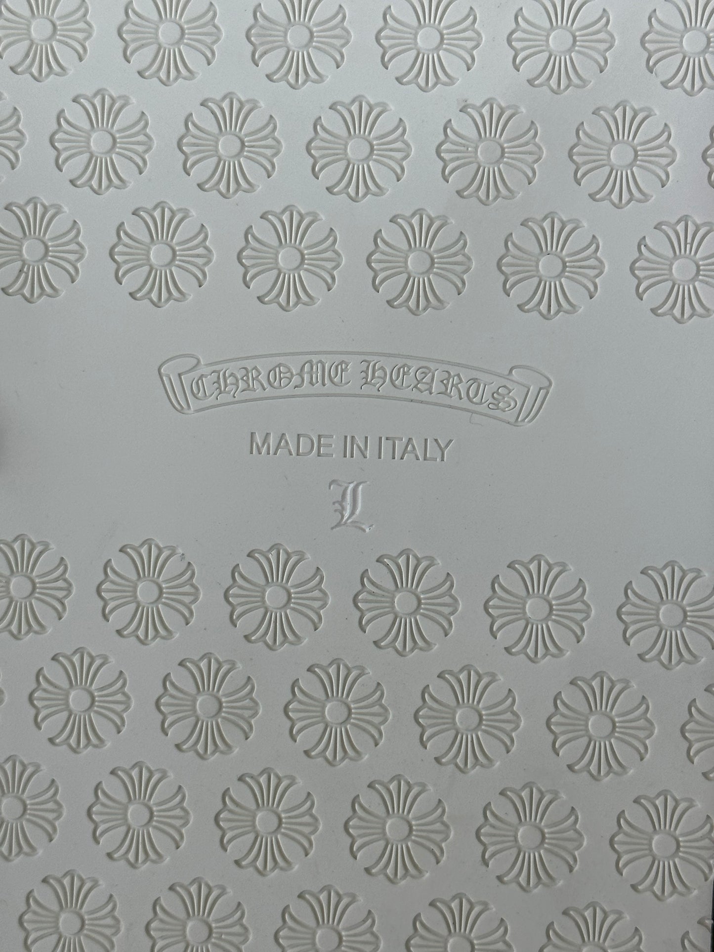 Chrome Hearts Green & White Miami Horseshoe Logo Slippers