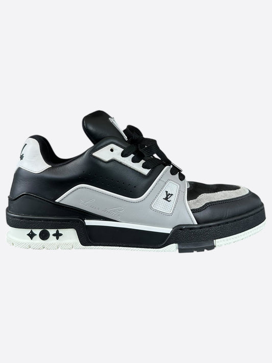 Louis Vuitton Black & Grey Trainers