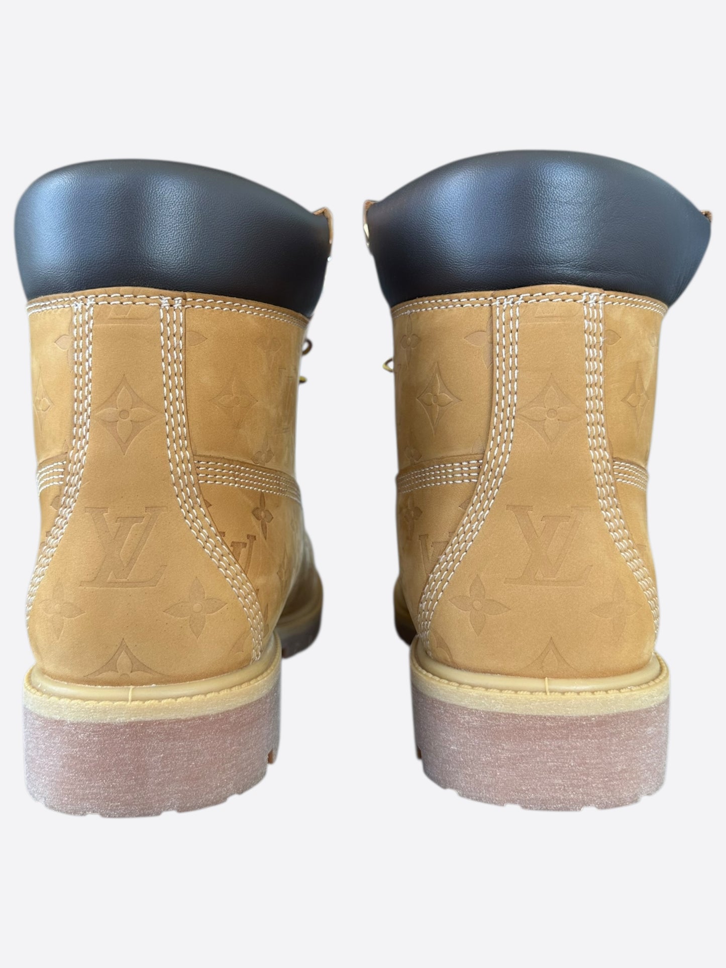 Louis Vuitton Timberland Wheat Monogram Boots