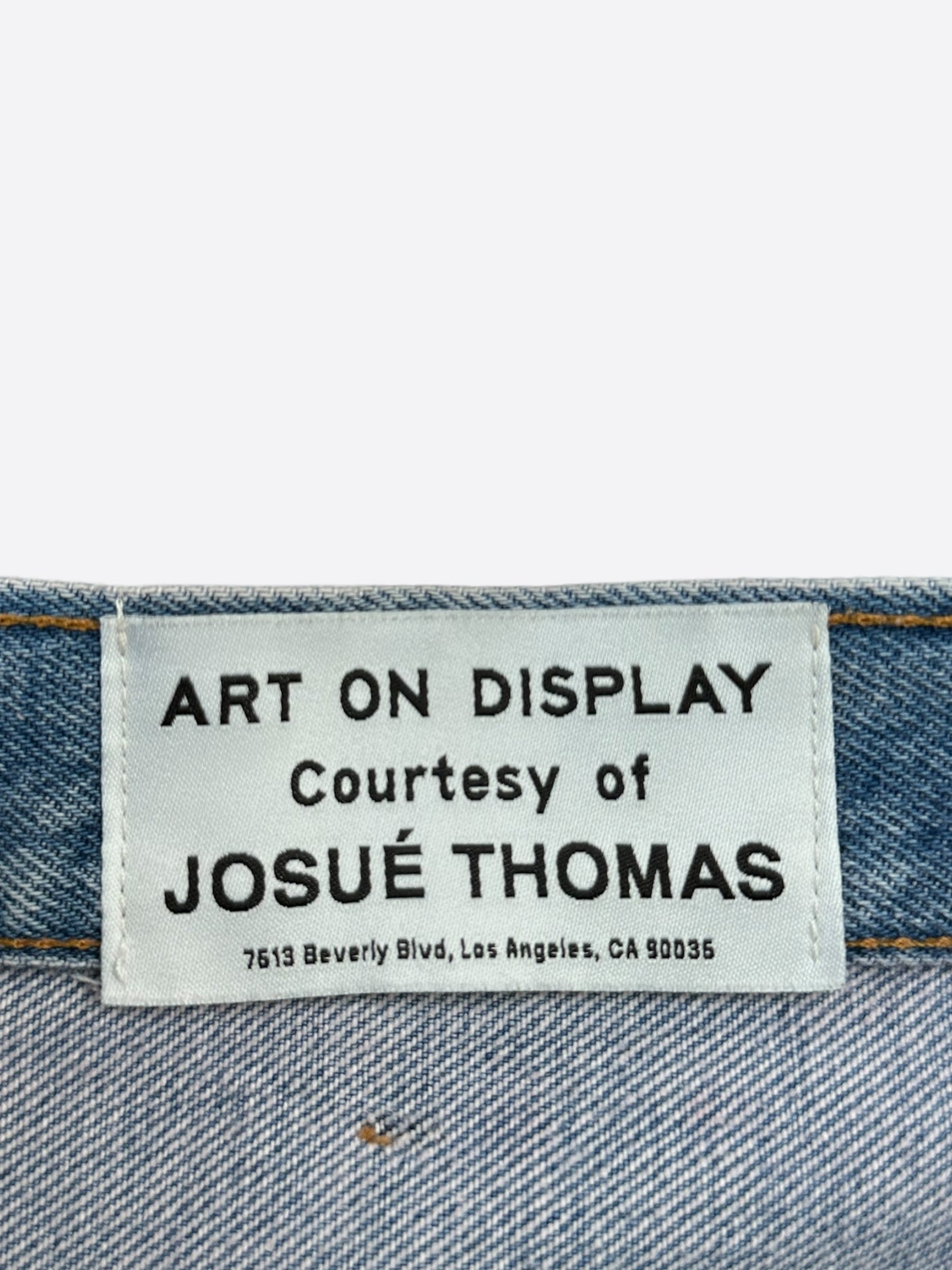 Chrome Hearts Gallery Dept Levis Blue & Red Cross Patch Jeans
