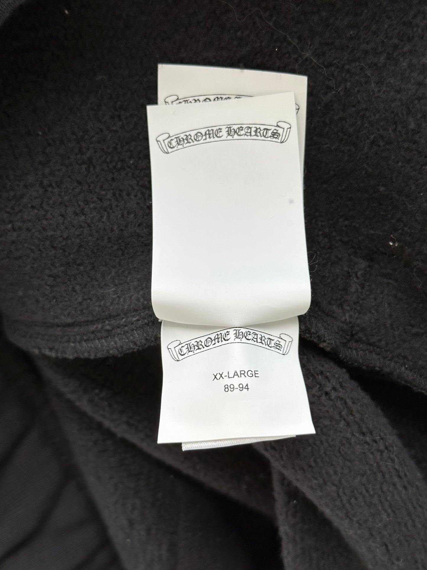 Chrome Hearts Black Triple Cross Patch Paper Jam Sweatpants