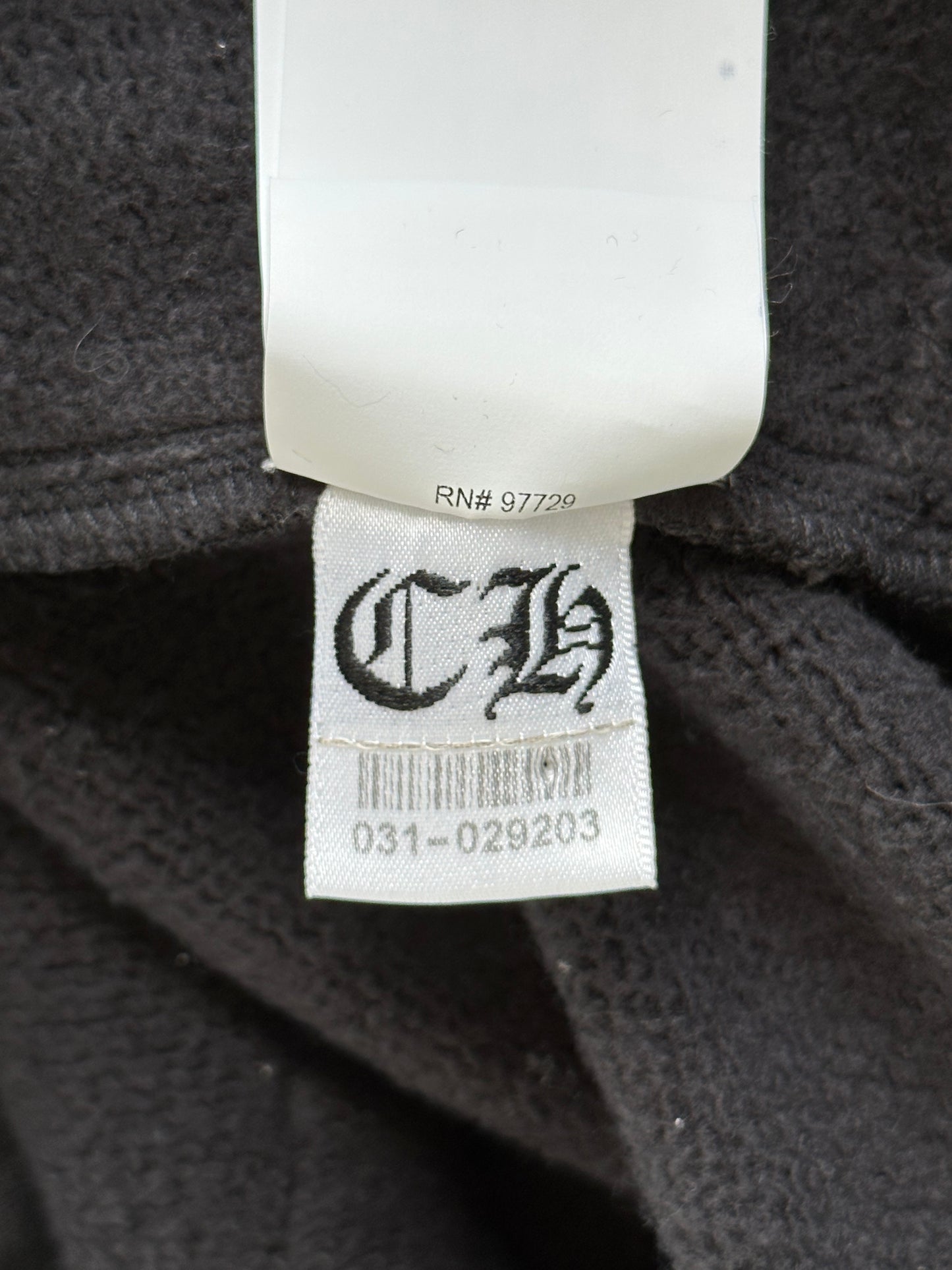 Chrome Hearts Black Triple Cross Patch Paper Jam Sweatpants