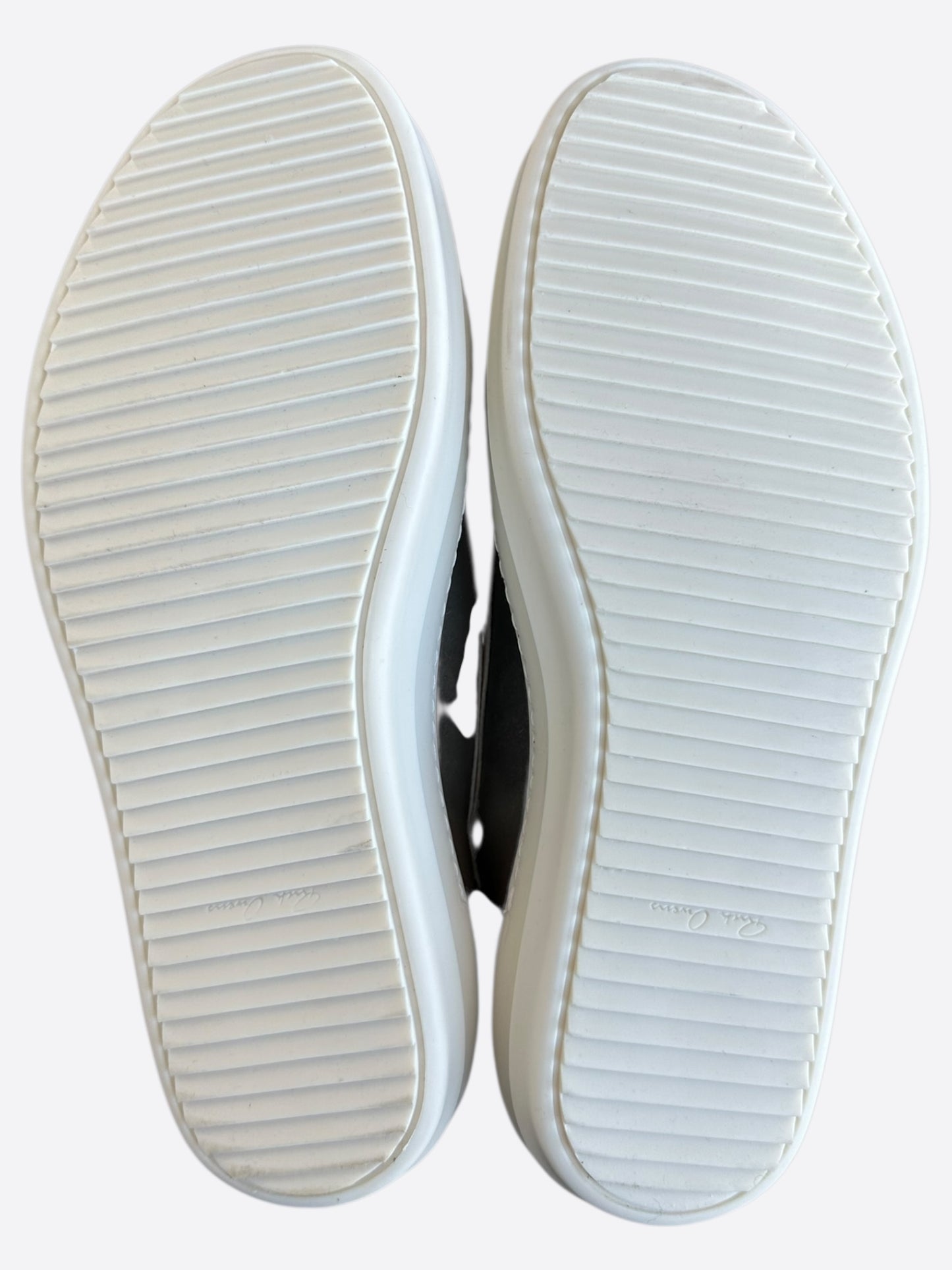 Rick Owens Dust Brown Leather Vintage Low Top Sneakers