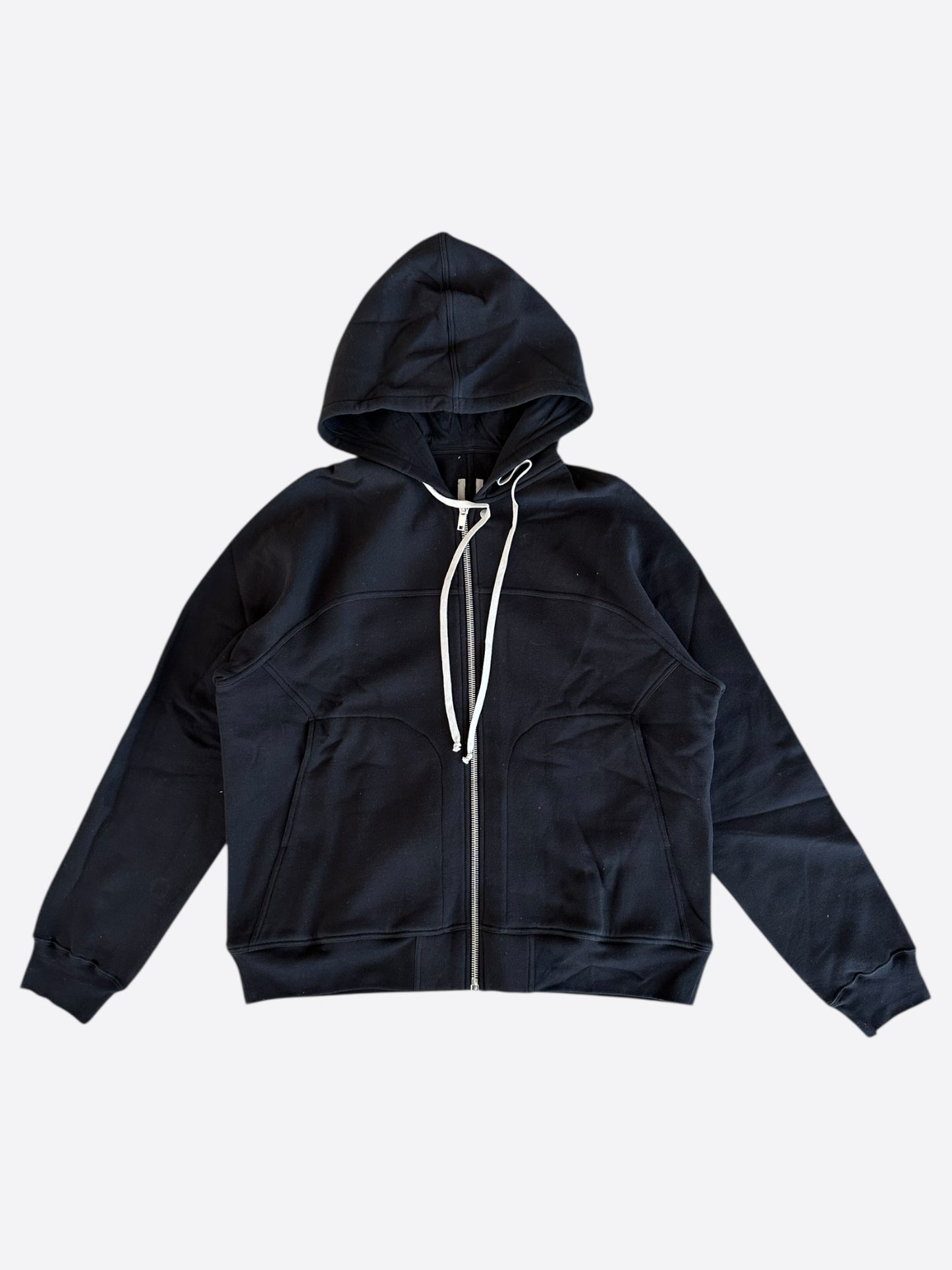Rick Owens Black Windbreaker Hoodie
