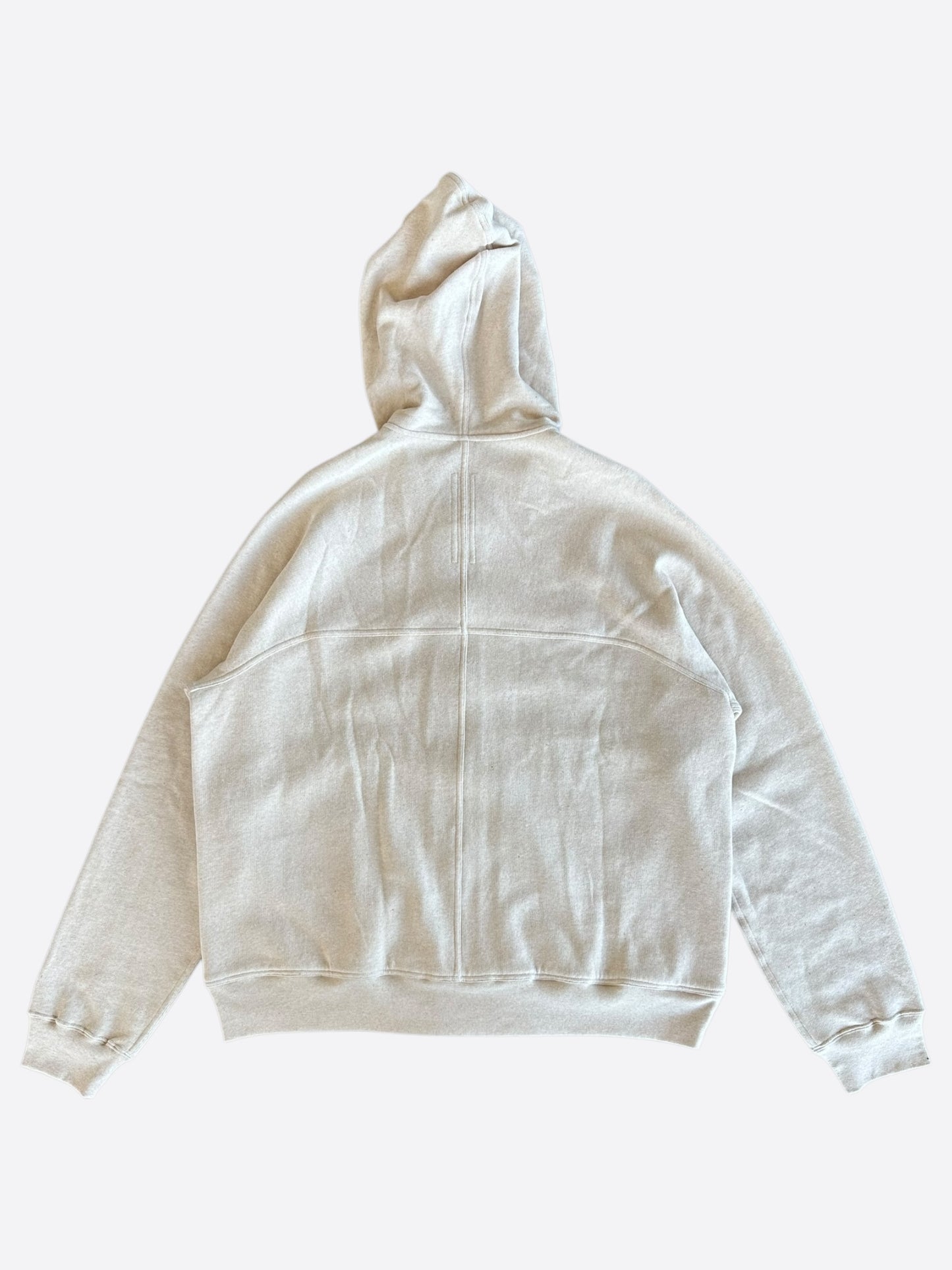 Rick Owens Beige Windbreaker Hoodie