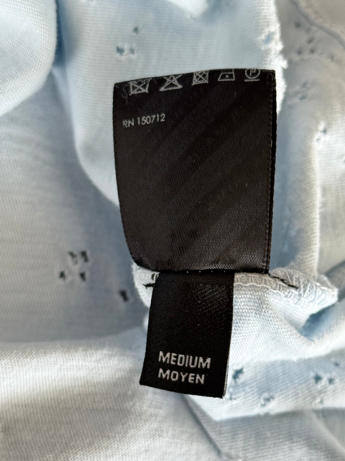 Amiri Grey Dawn & White MA Logo Shotgun T-Shirt
