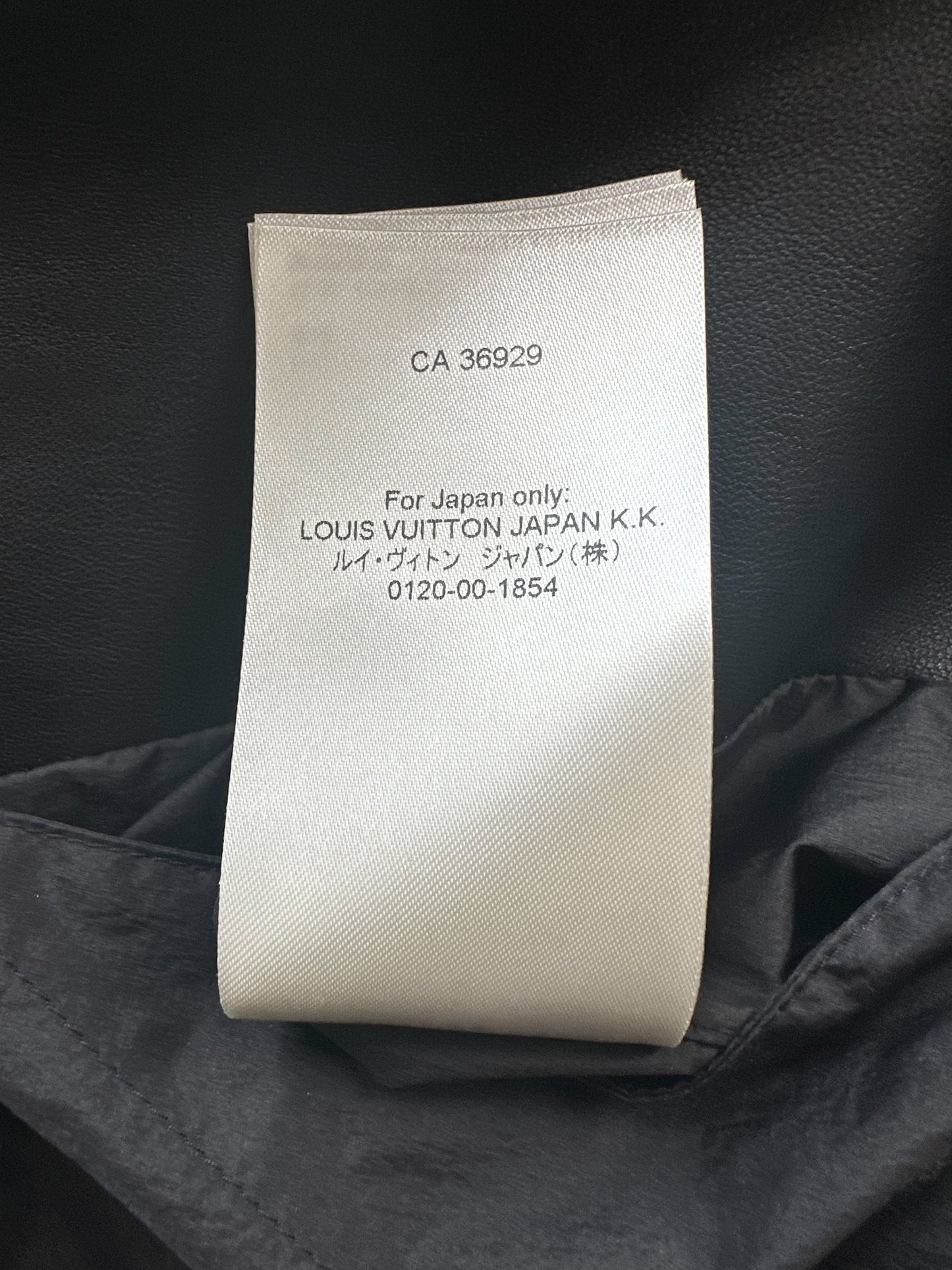 Louis Vuitton Black & Grey 2054 Monogram Heat Reactive Leather Jacket