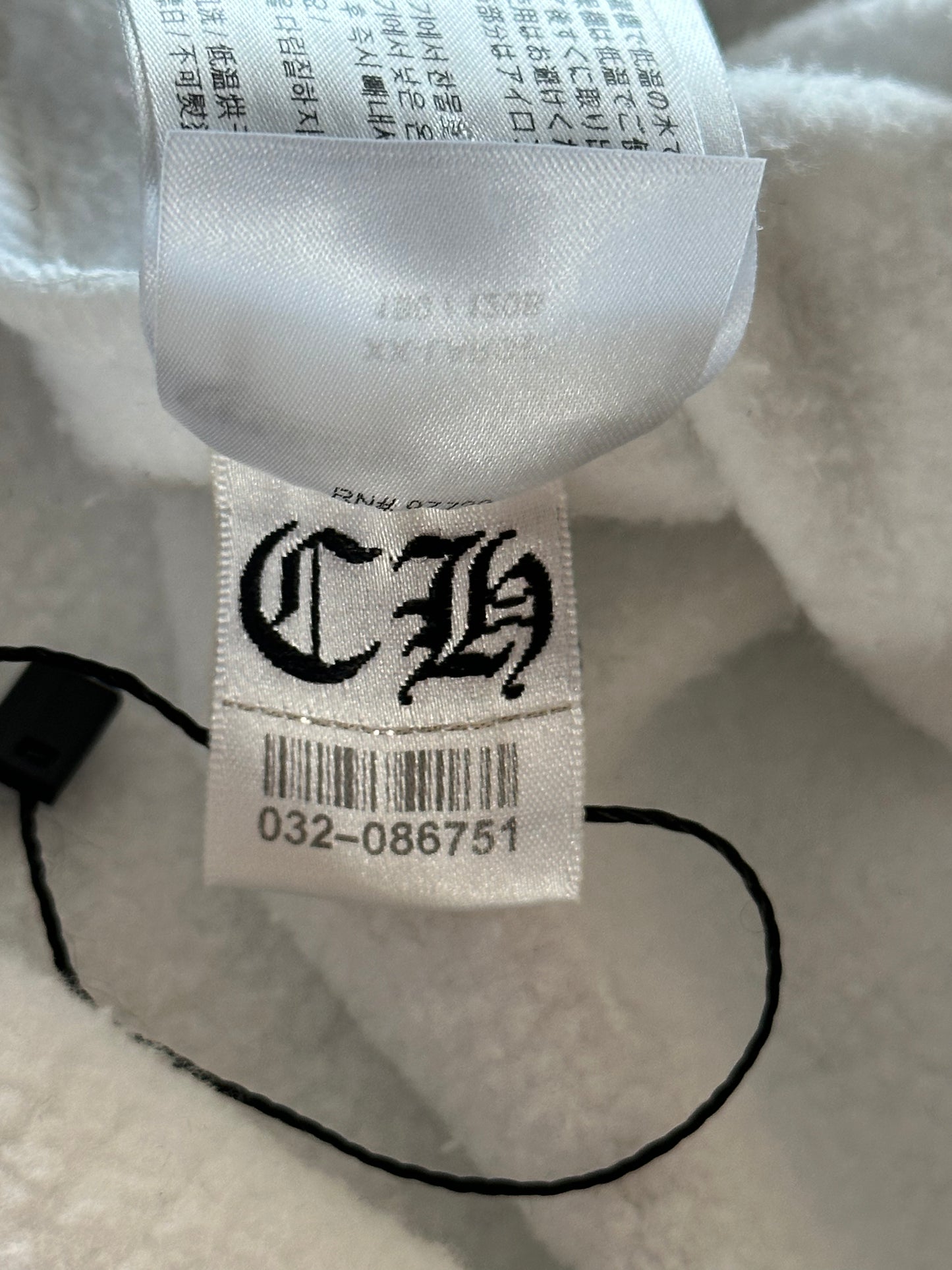 Chrome Hearts White & Black Horseshoe Logo Sweater