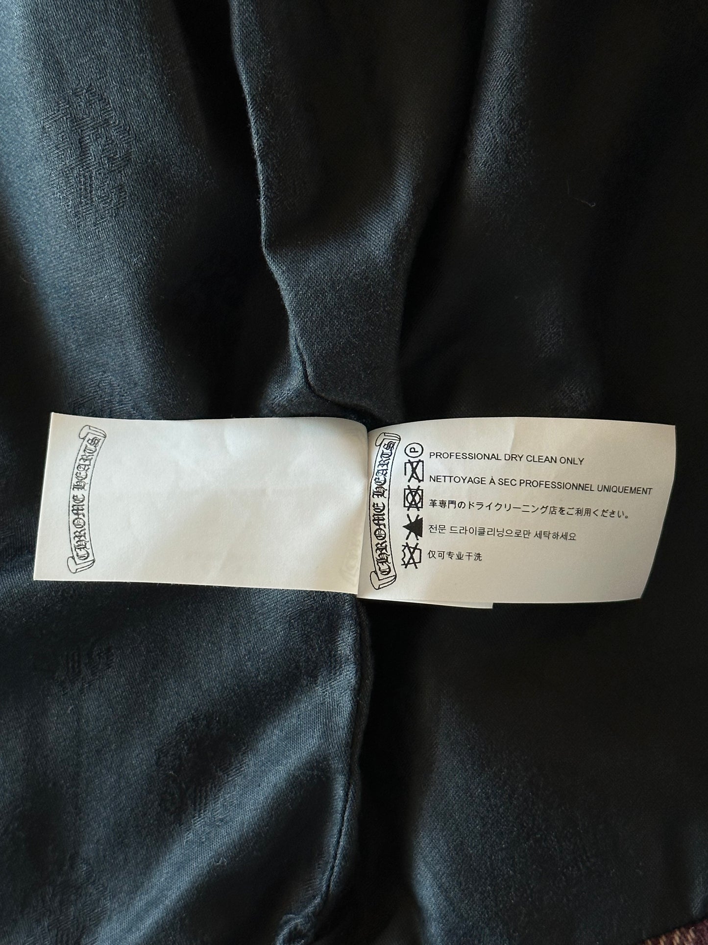 Chrome Hearts Black & Red Plaid Sherpa Jacket