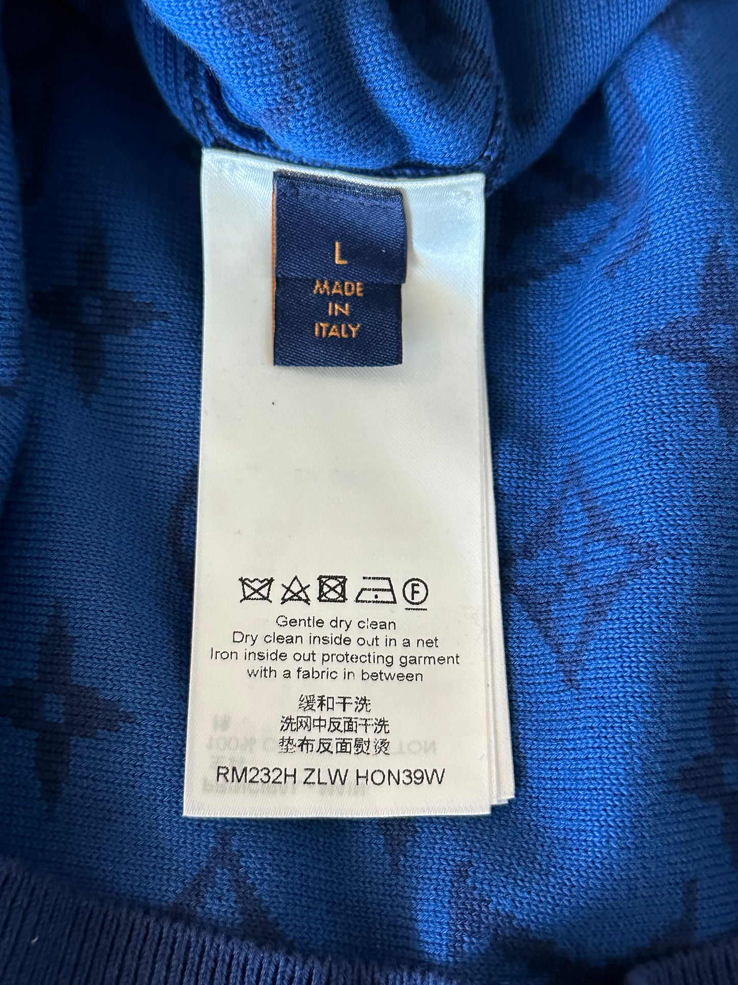 Louis Vuitton Yayoi Kusama Blue Monogram Cardigan
