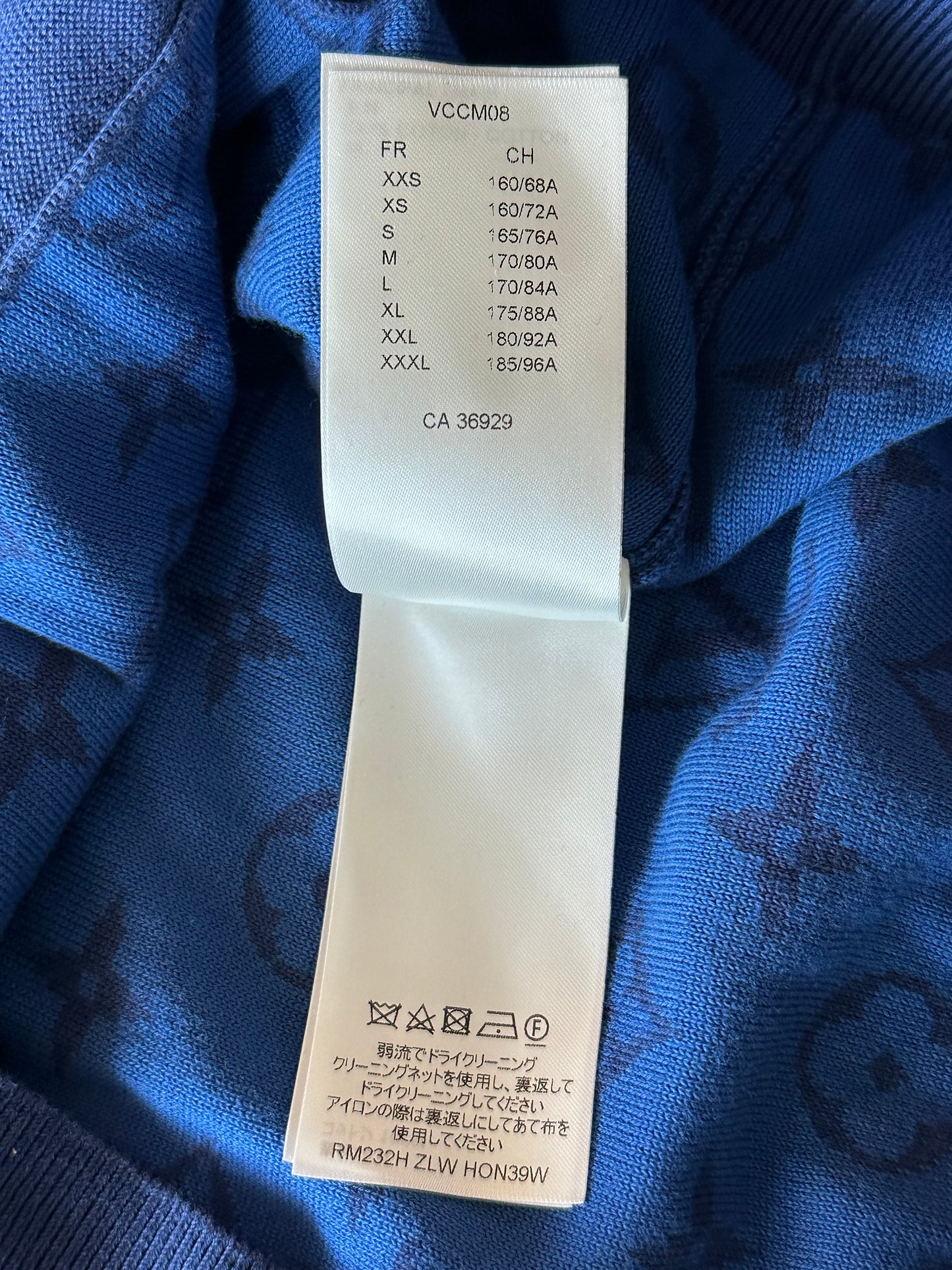Louis Vuitton Yayoi Kusama Blue Monogram Cardigan