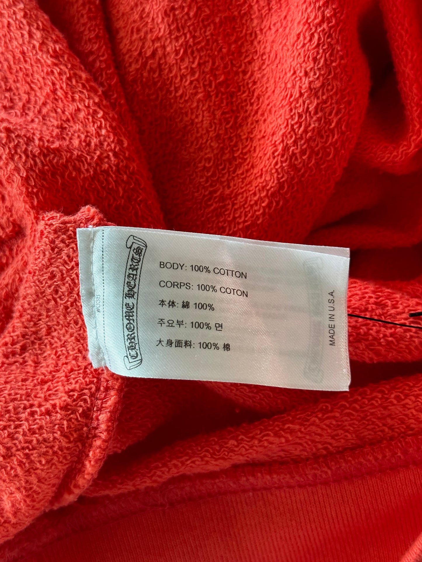 Chrome Hearts Matty Boy Red Spark Hoodie