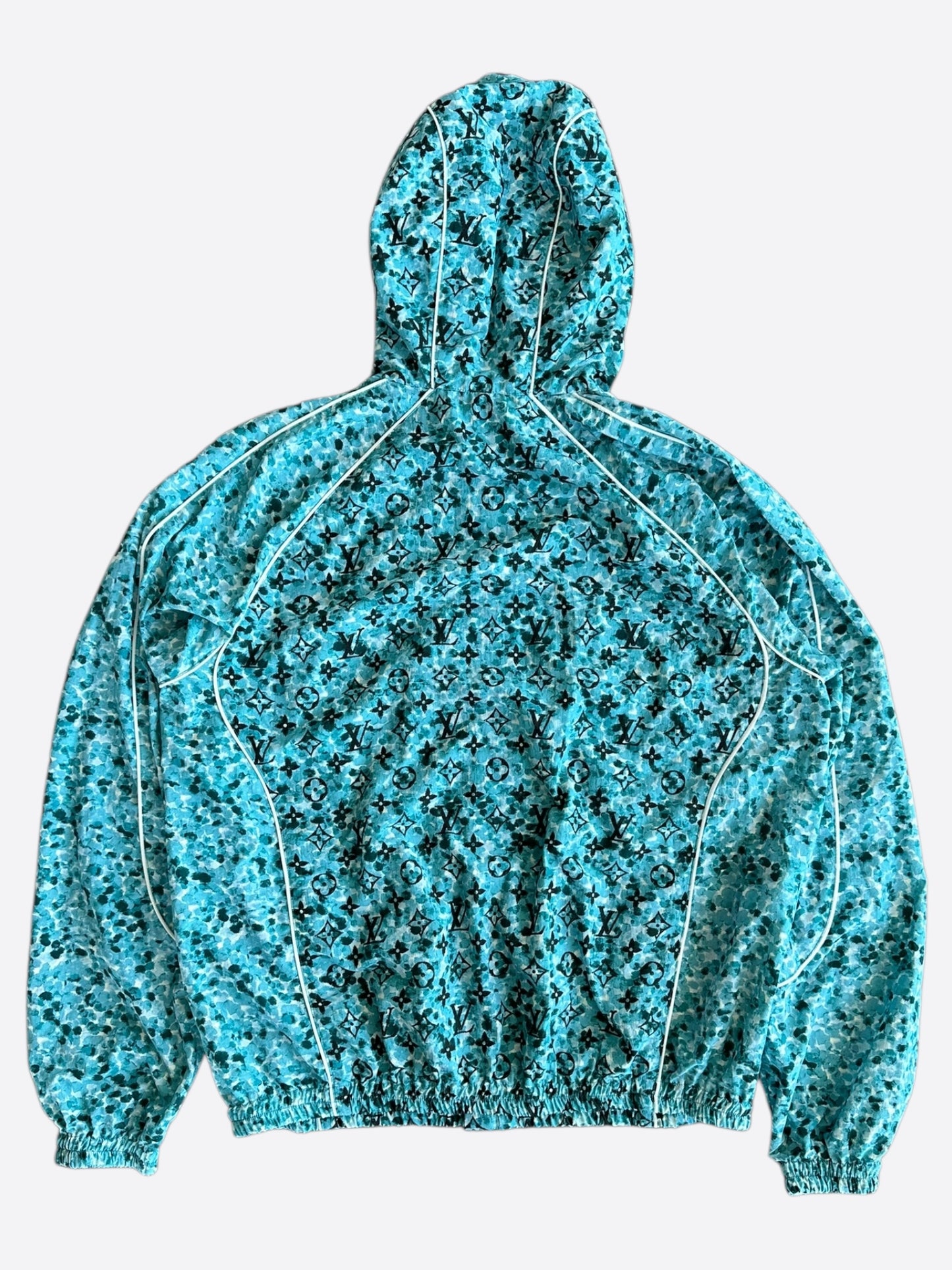 Louis Vuitton Blue Pointillism Monogram Windbreaker