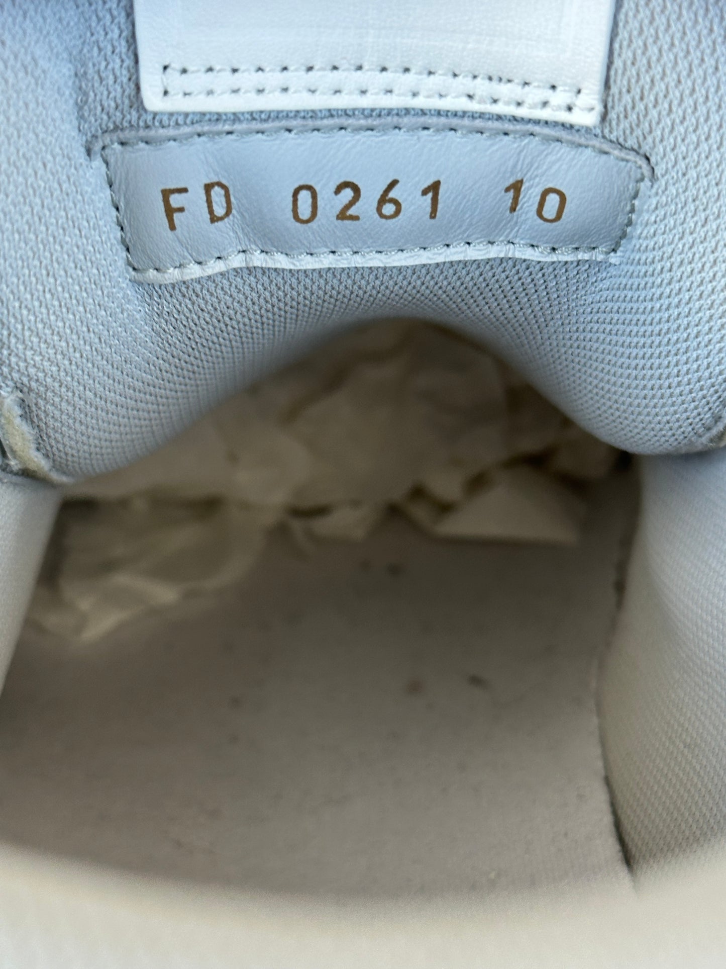 Louis Vuitton White Leather Trainers