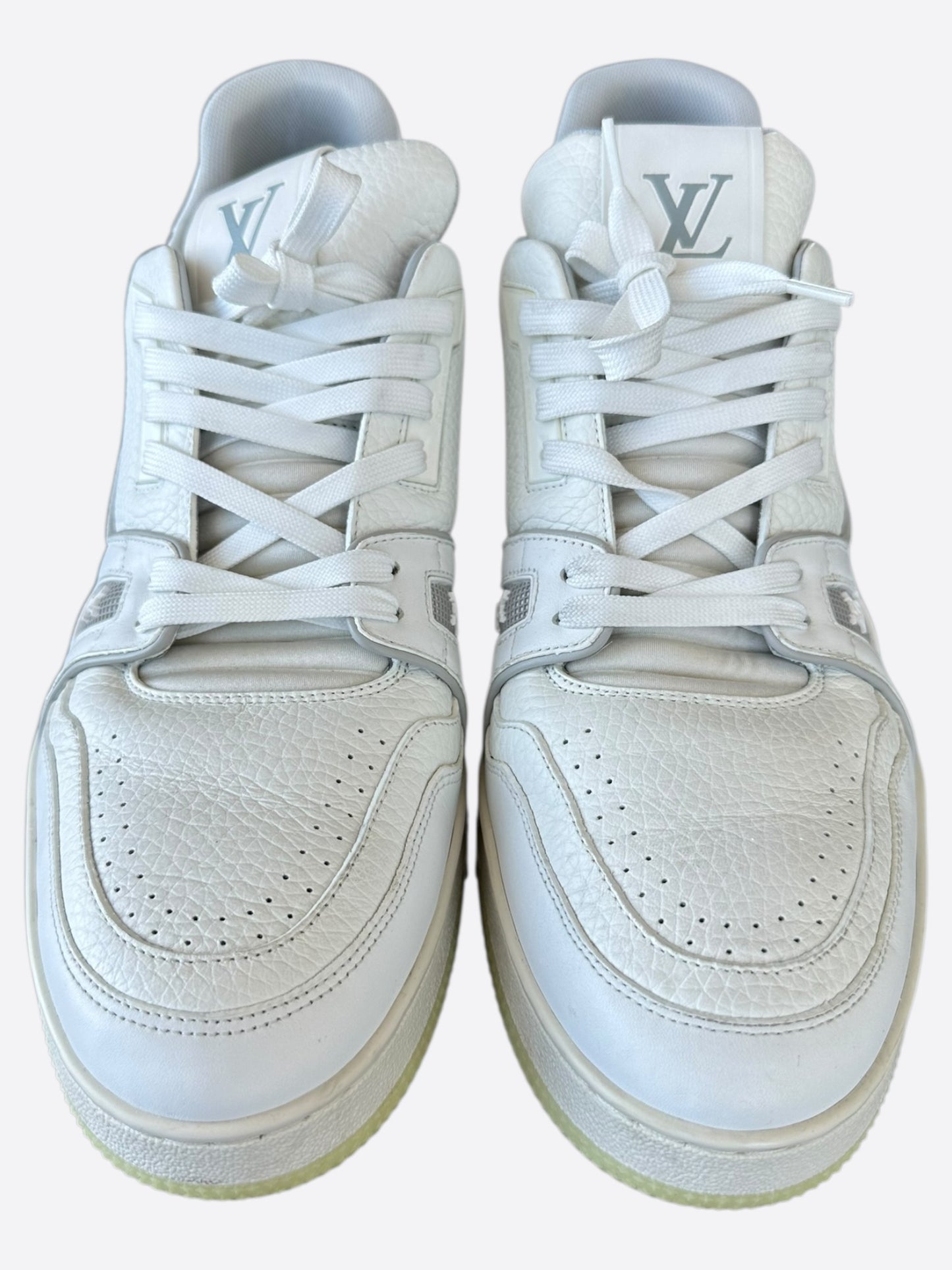 Louis Vuitton White Leather Trainers