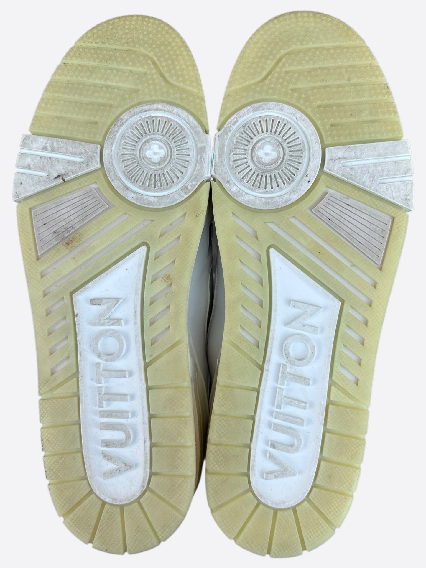 Louis Vuitton White Leather Trainers