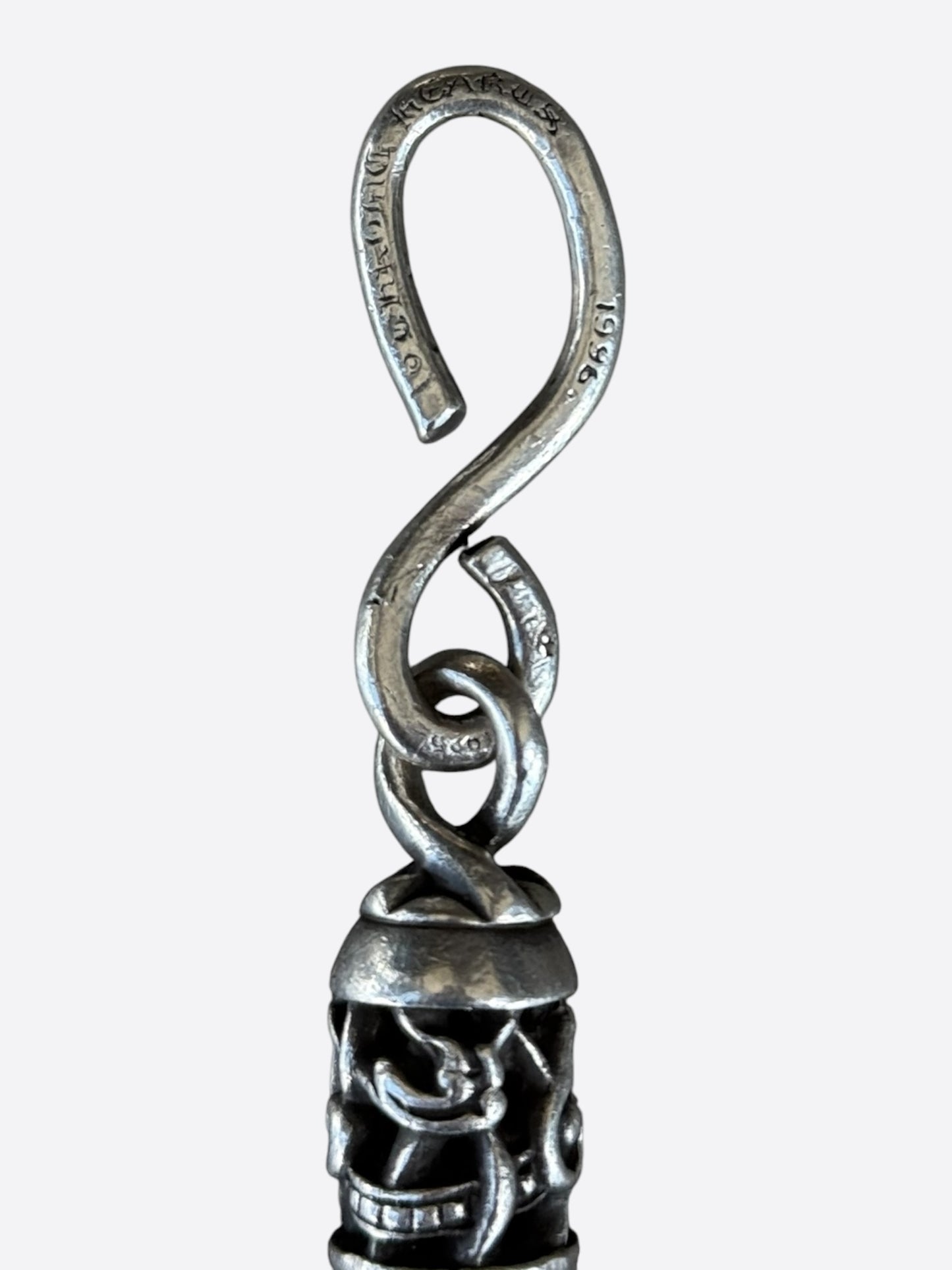 Chrome Hearts Silver Celtic Roller Wallet Chain