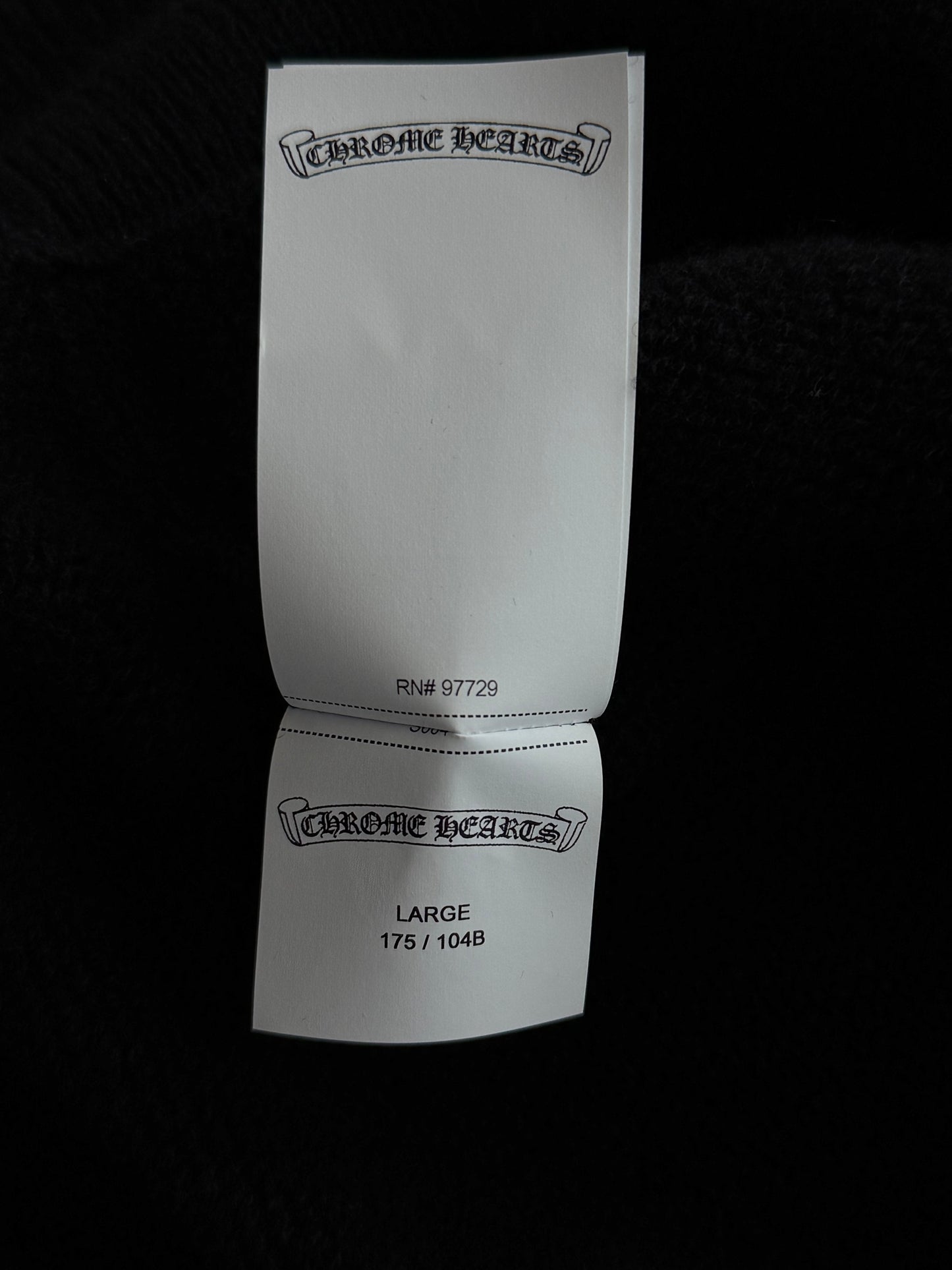 Chrome Hearts Black & White Floral Cashmere Hoodie