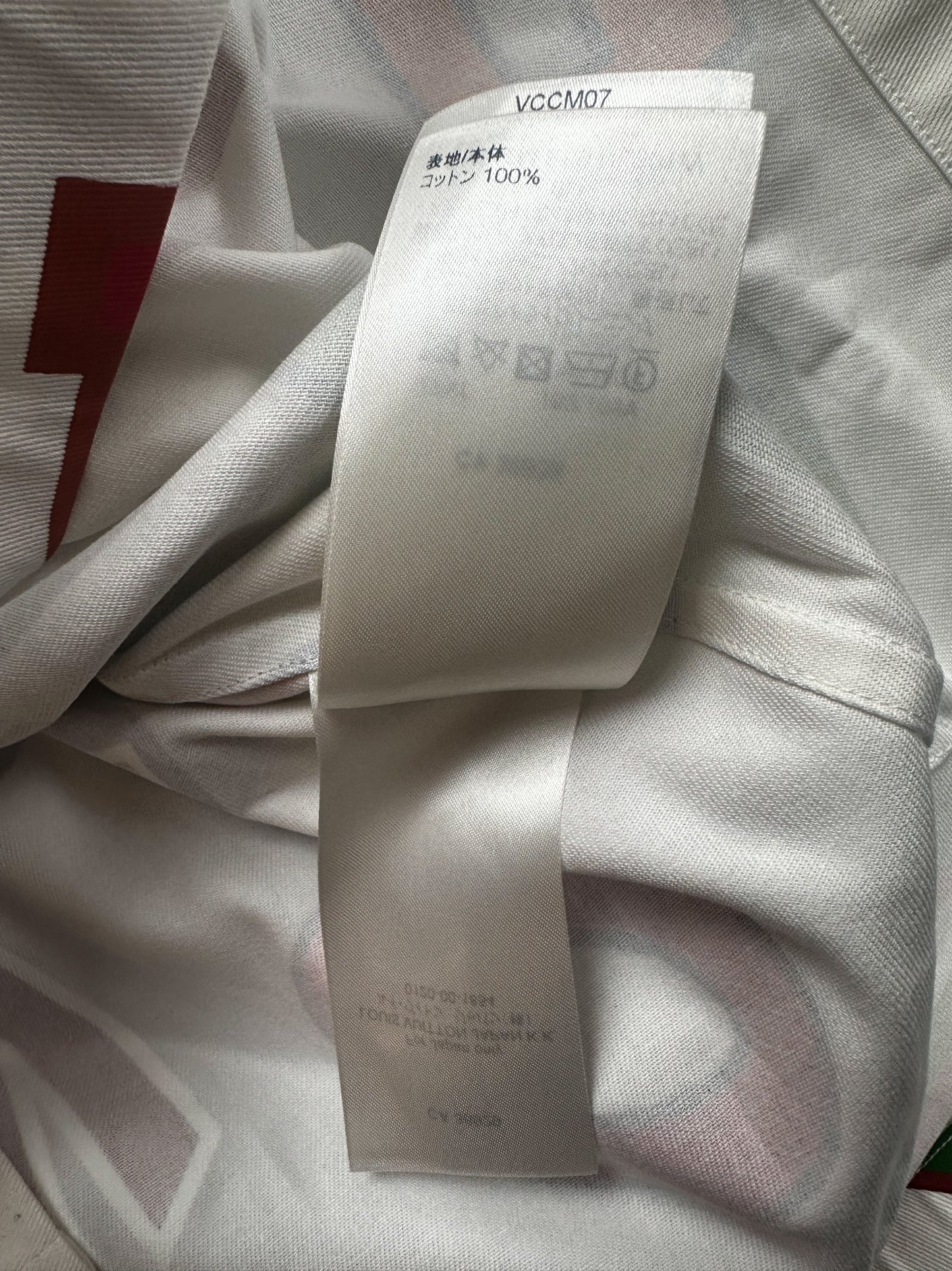 Louis Vuitton NBA White Multicolor Letters Button Up Shirt