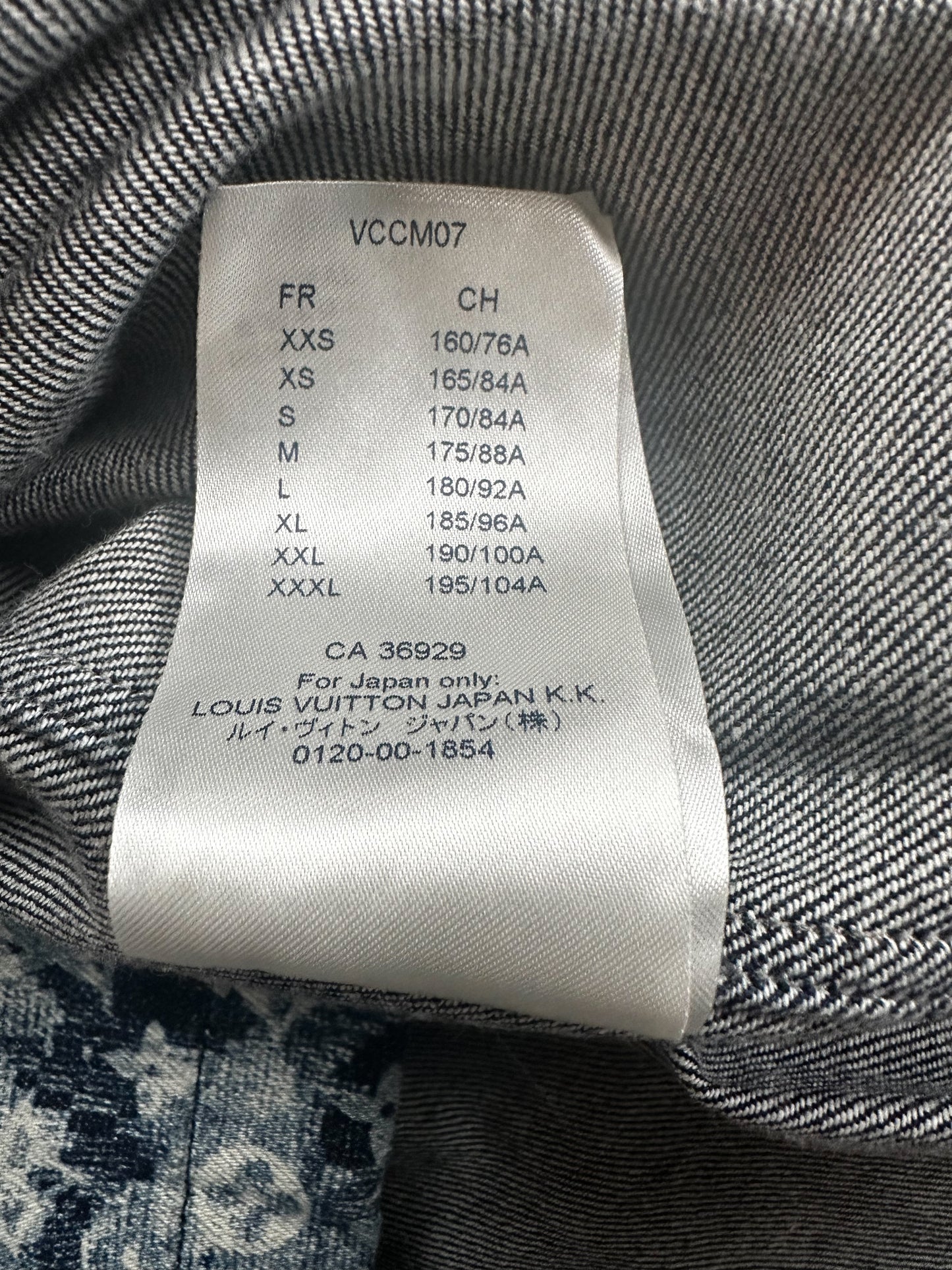 Louis Vuitton Blue Tapestry Monogram Button Up Shirt