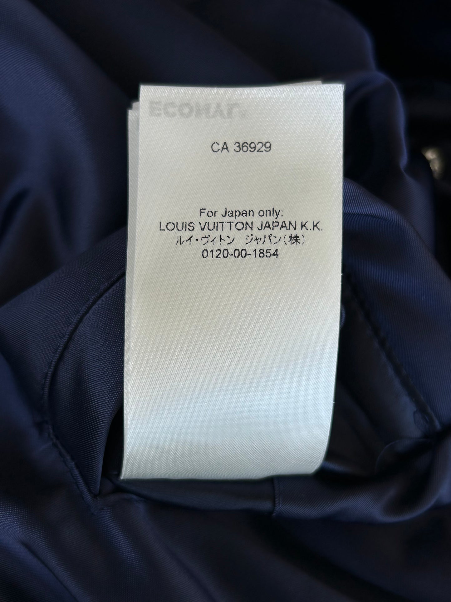 Louis Vuitton Navy & White Crystal Lovers Varsity Jacket