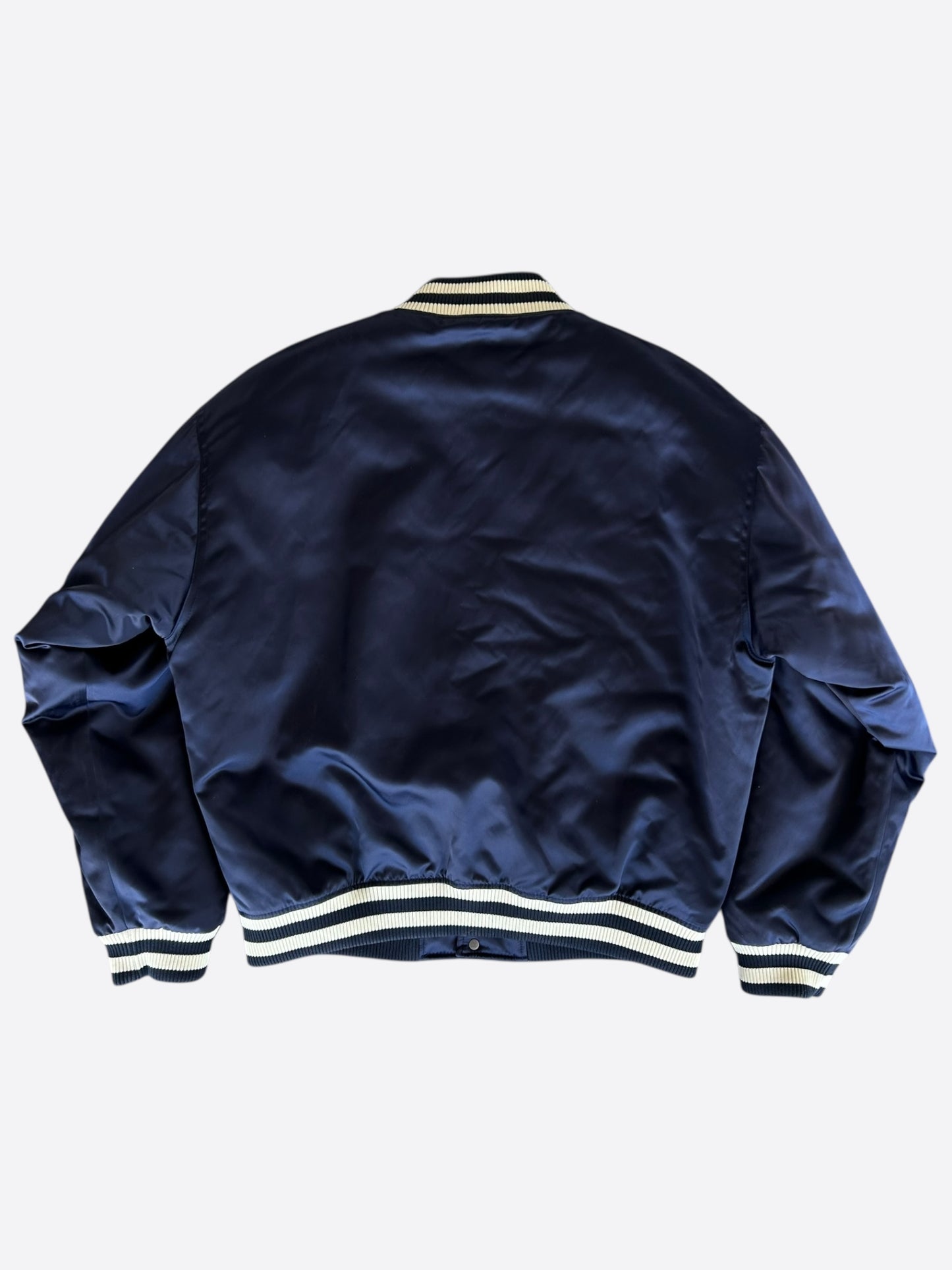 Louis Vuitton Navy & White Crystal Lovers Varsity Jacket