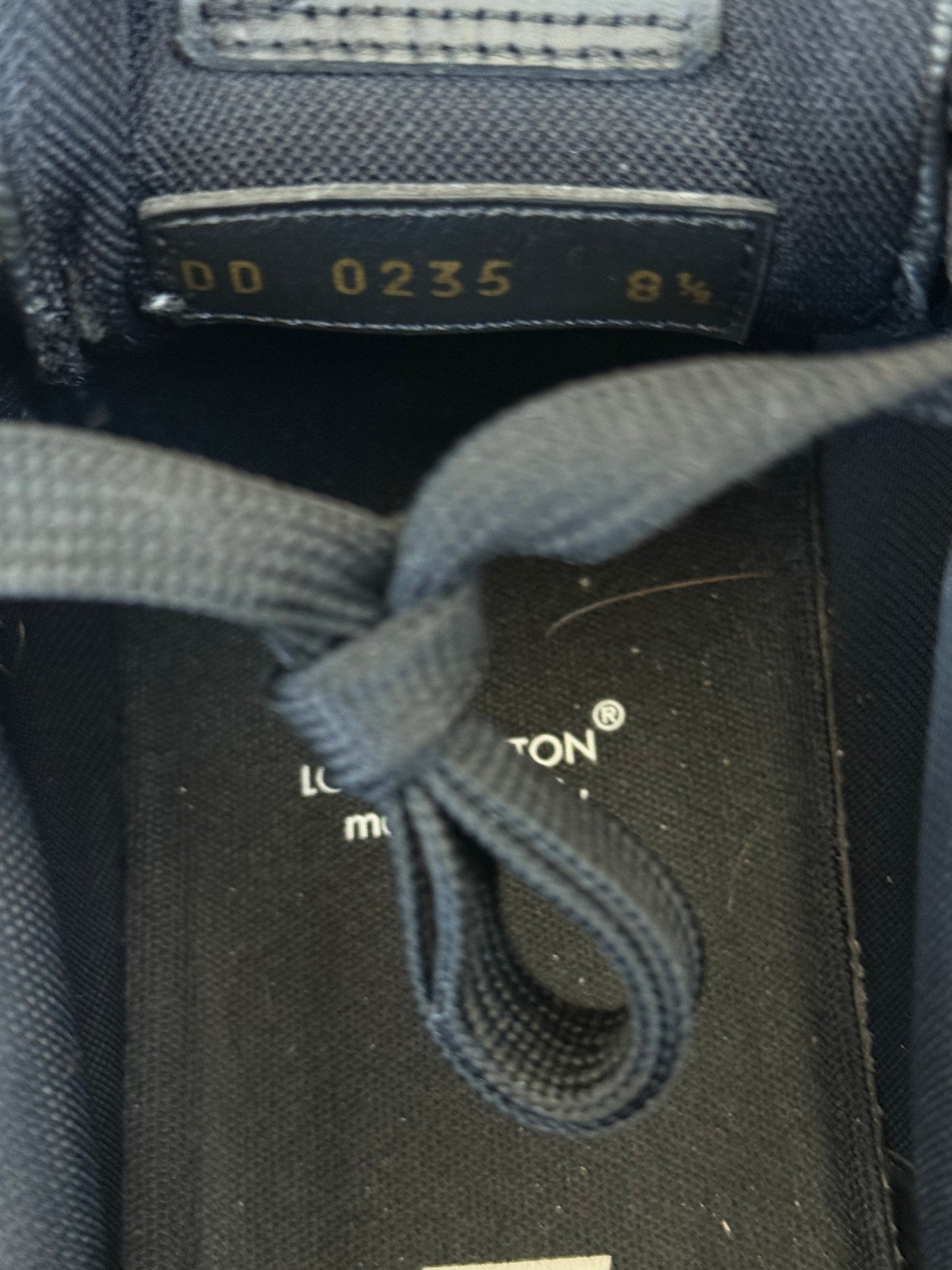 Louis Vuitton Black Monogram Eclipse Trainers