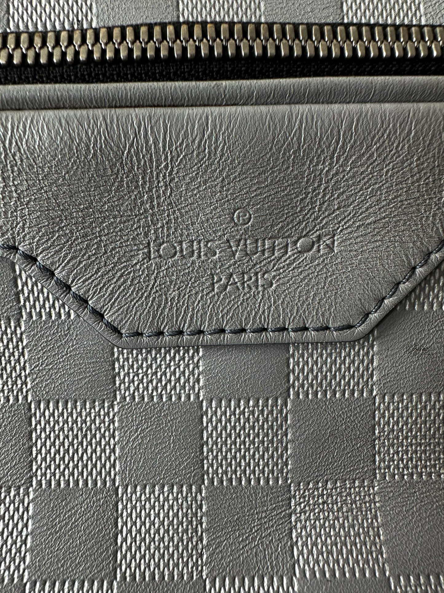Louis Vuitton Grey Damier Infini Leather Campus Backpack