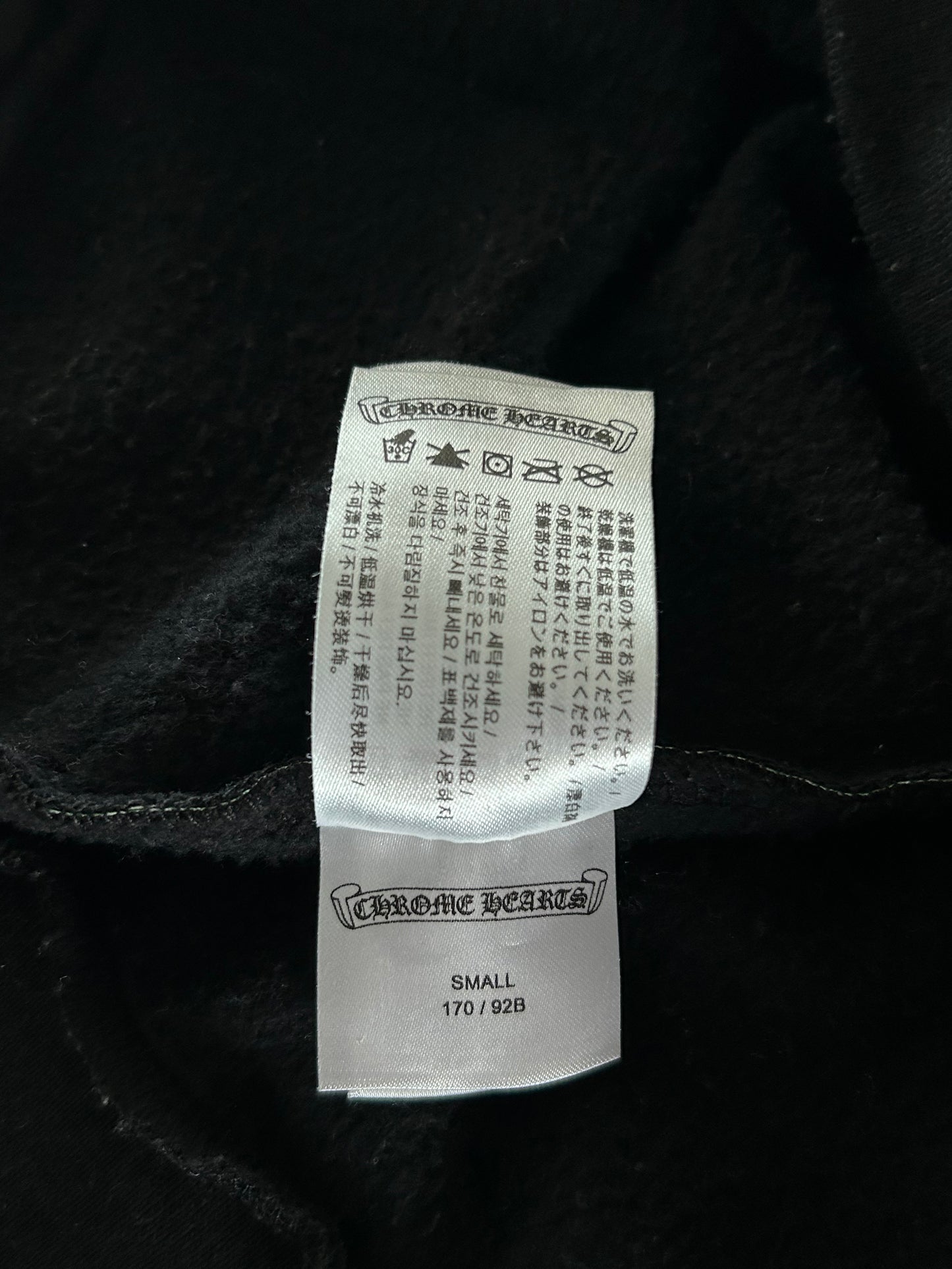 Chrome Hearts Black & Multicolor Stencil Hoodie