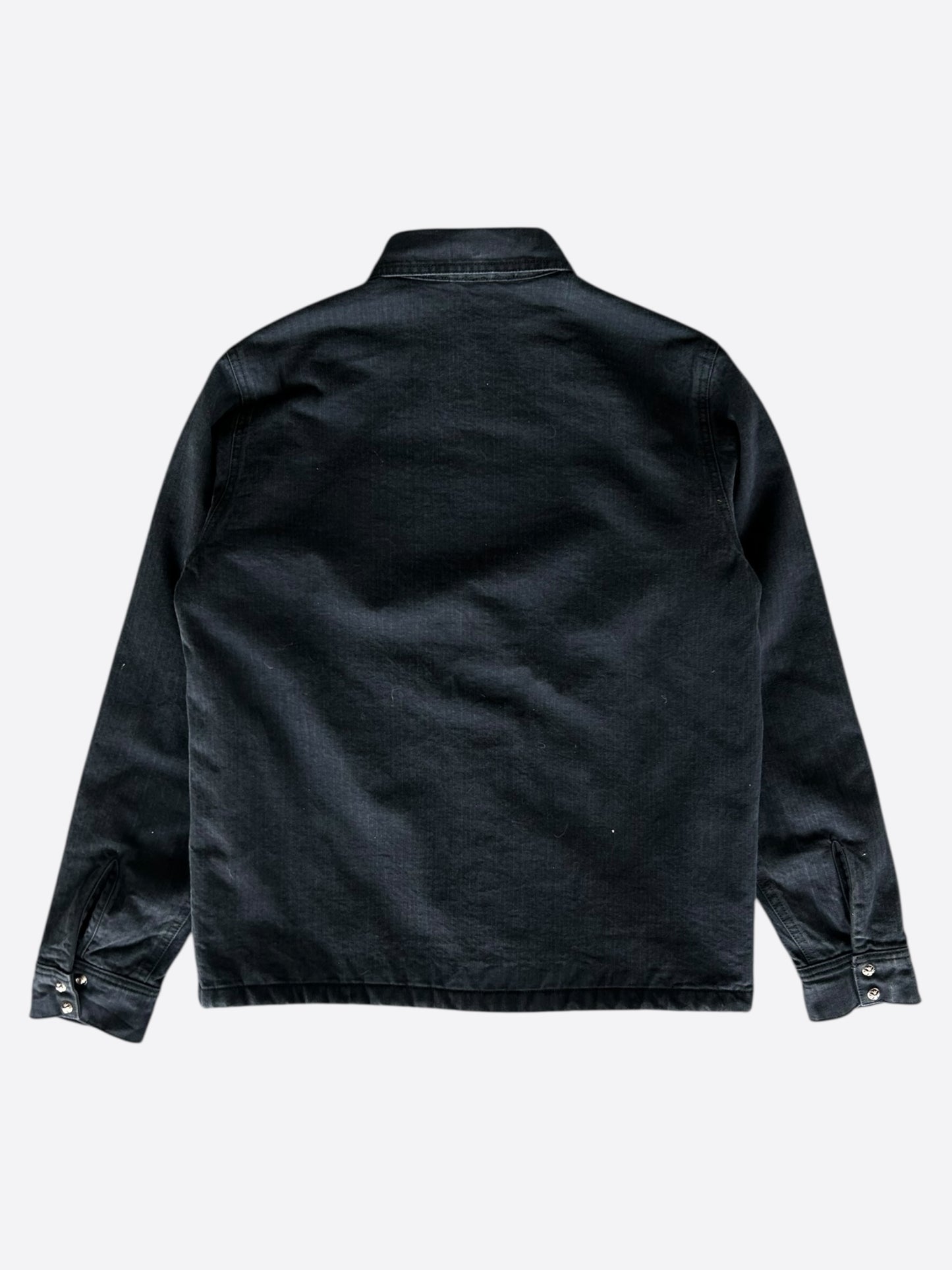 Chrome Hearts Black Quilted Denim Jacket
