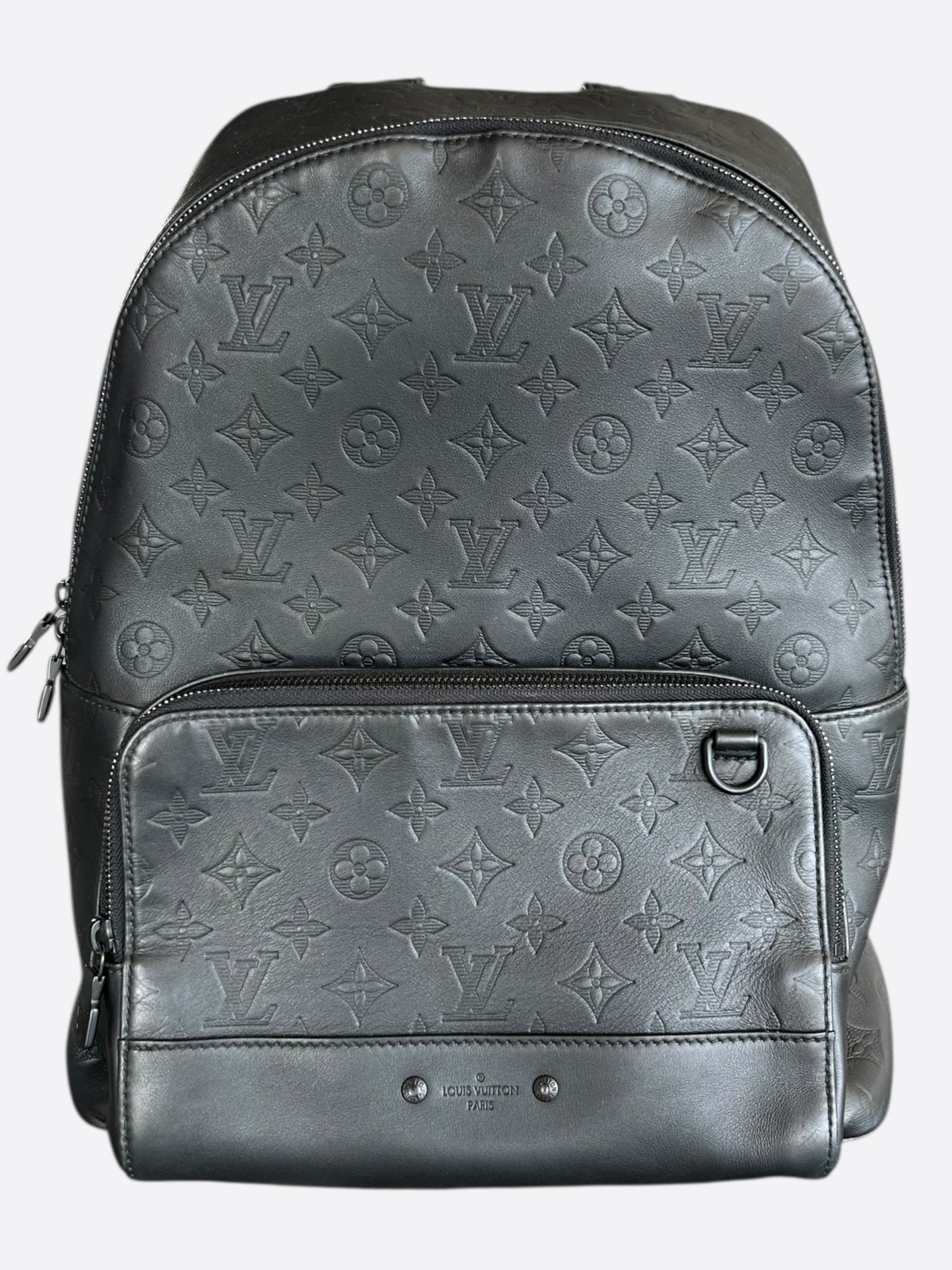 Louis Vuitton Black Shadow Monogram Racer Backpack – Savonches