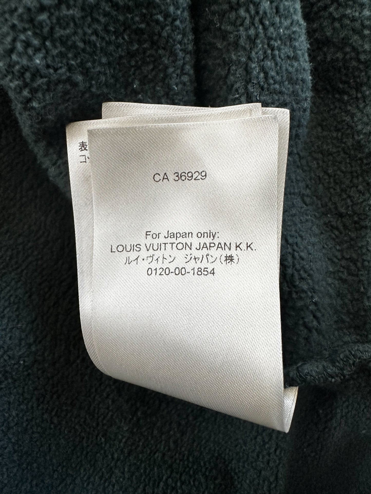 Louis Vuitton Green & Blue Denim Zip Up Hoodie