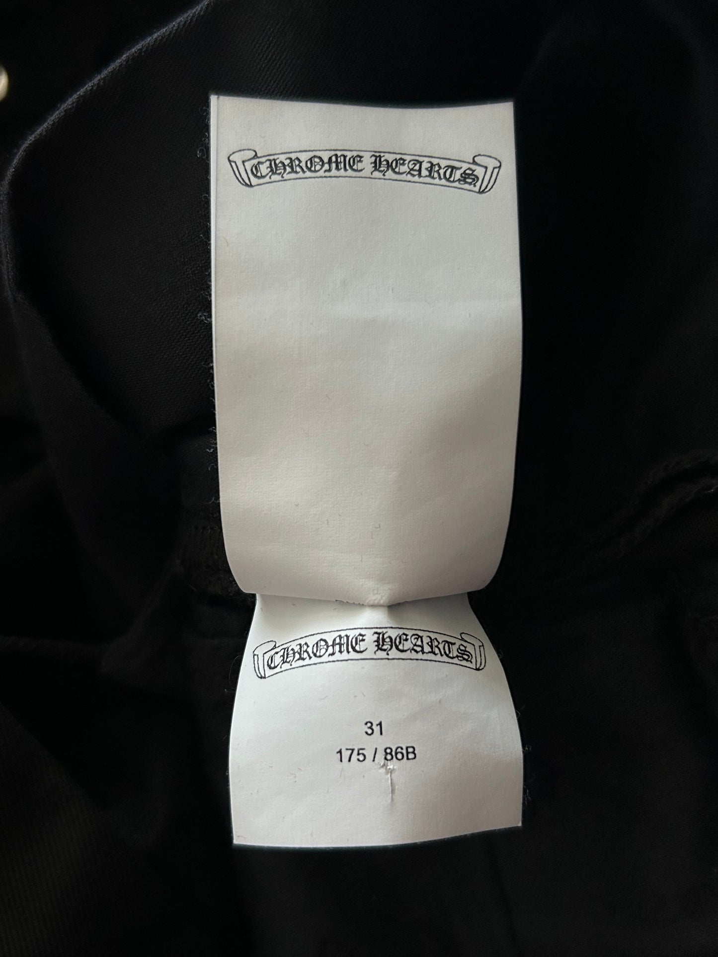 Chrome Hearts Black Camouflage Cross Patch Chino Pants