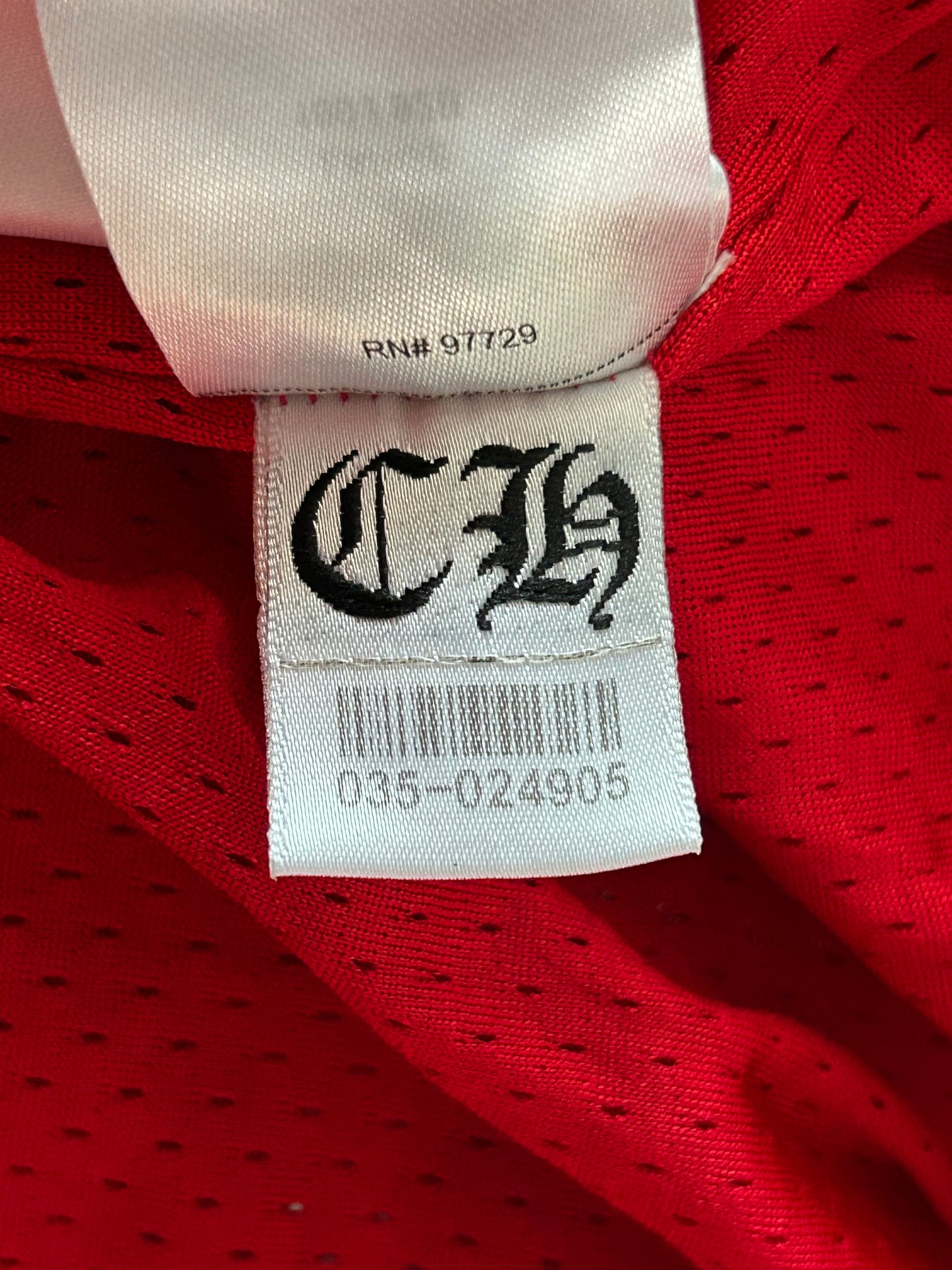 Chrome Hearts Matty Boy Red Form Mesh Trackpants