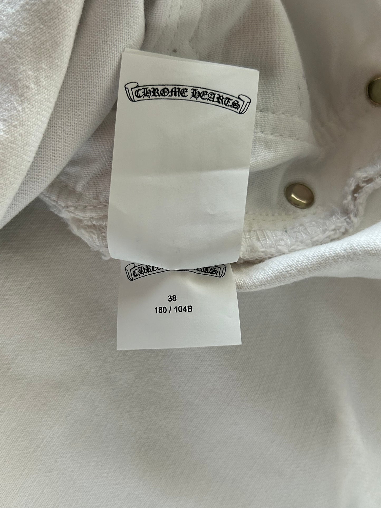 Chrome Hearts Levis White Mixed Patch St. Barth Exclusive Jeans