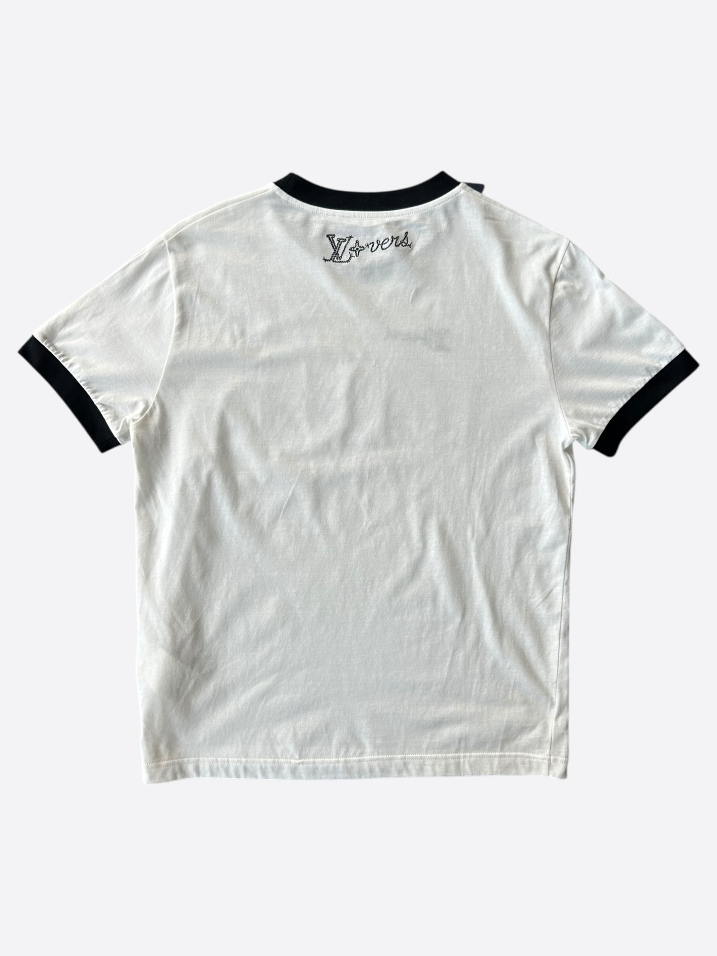 Louis Vuitton White & Black Interstate Road T-Shirt