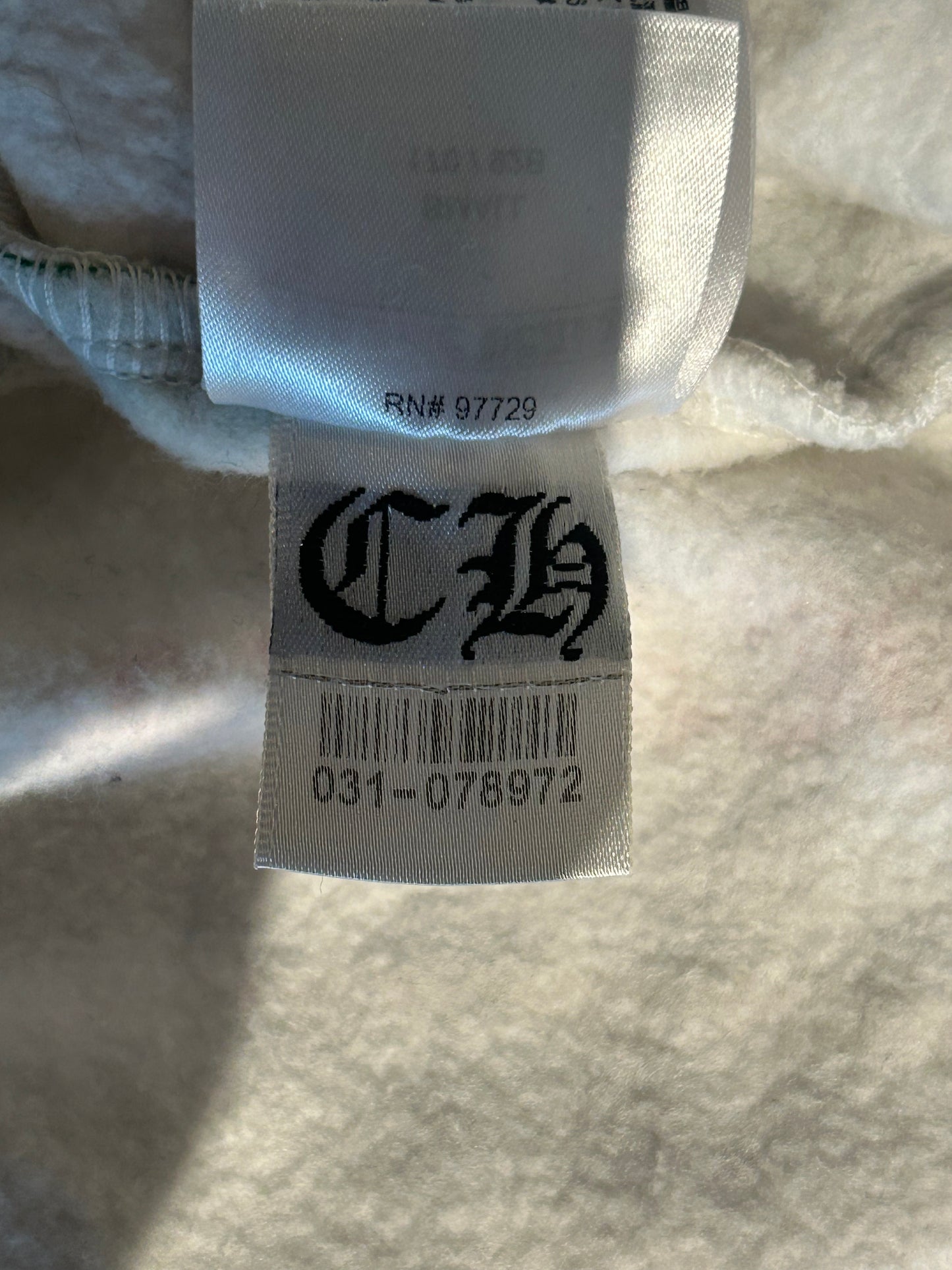 Chrome Hearts White Multicolor Stencil Hoodie