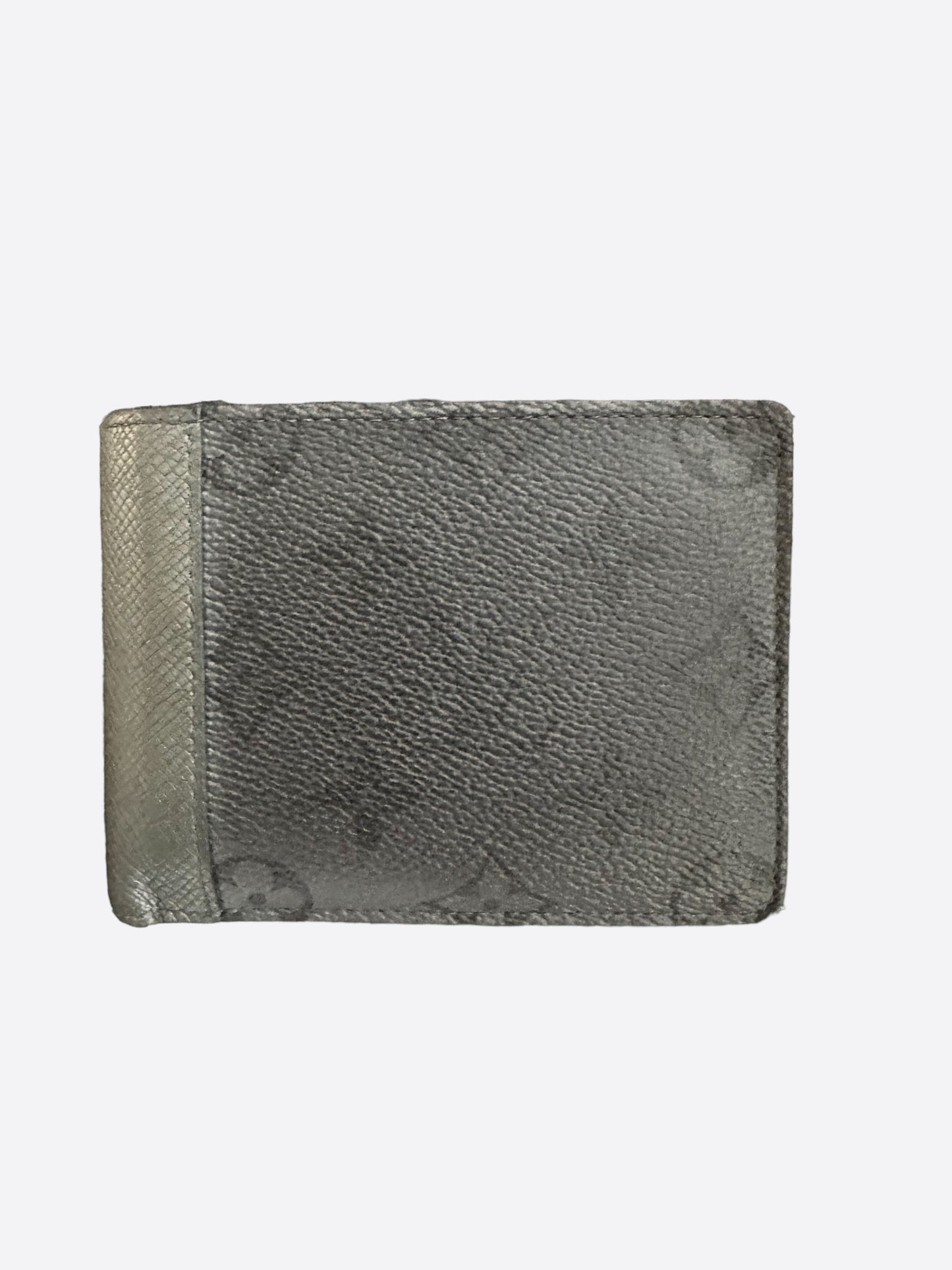 Louis Vuitton Gunmetal Silver Monogram Wallet