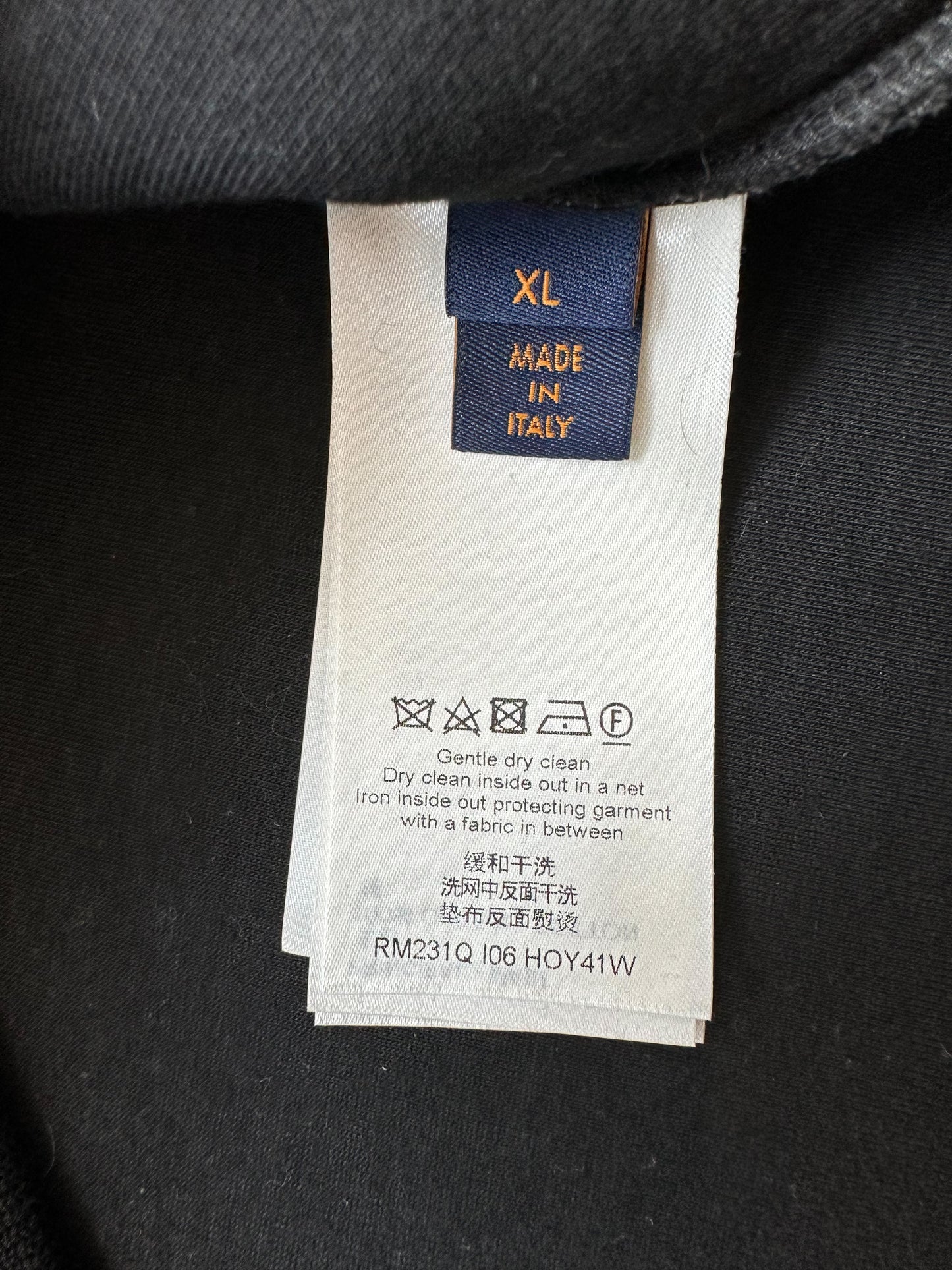 Louis Vuitton Black & Grey Gradient Monogram Sweater