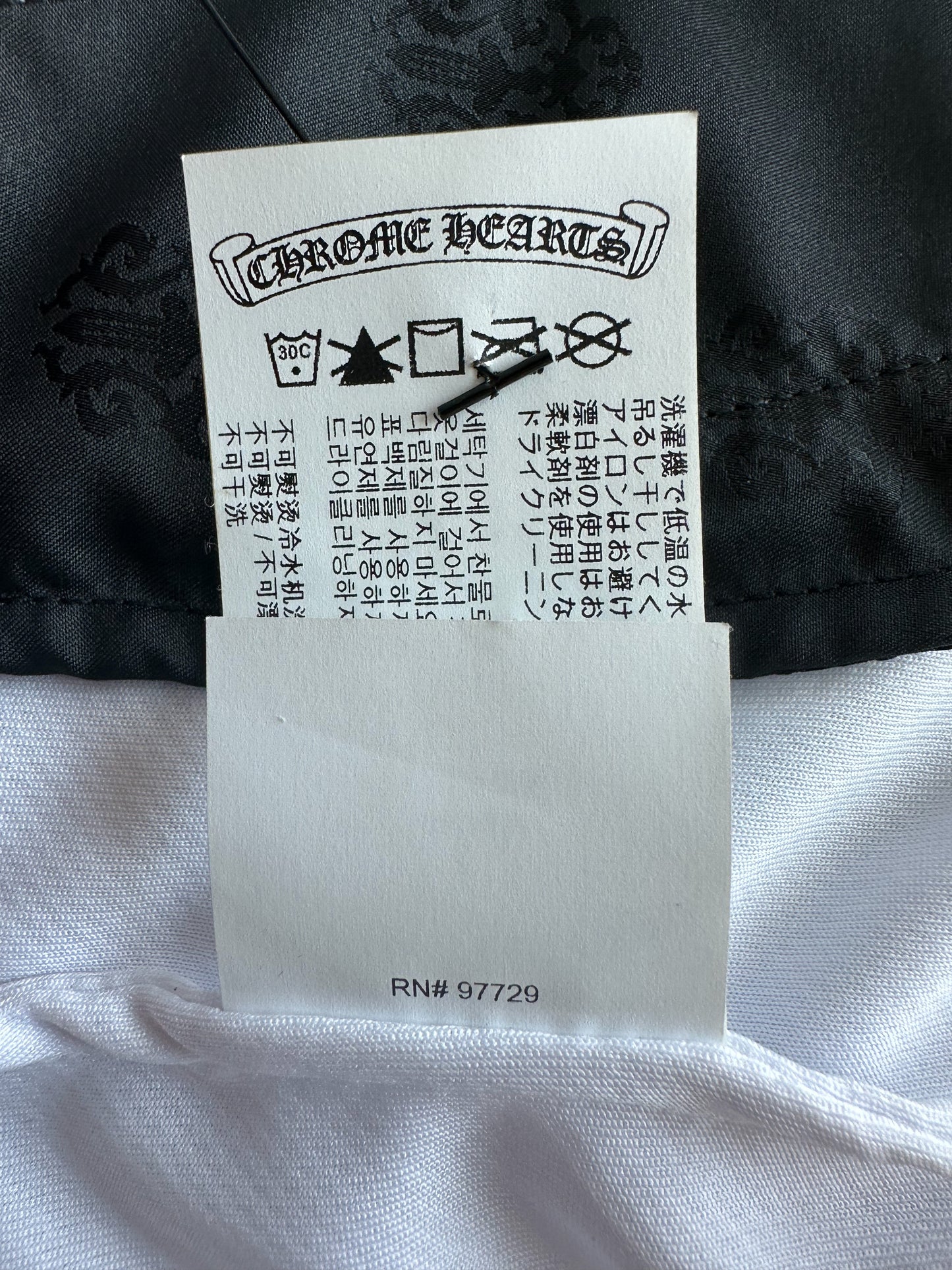 Chrome Hearts White Horseshoe Logo Track Jacket