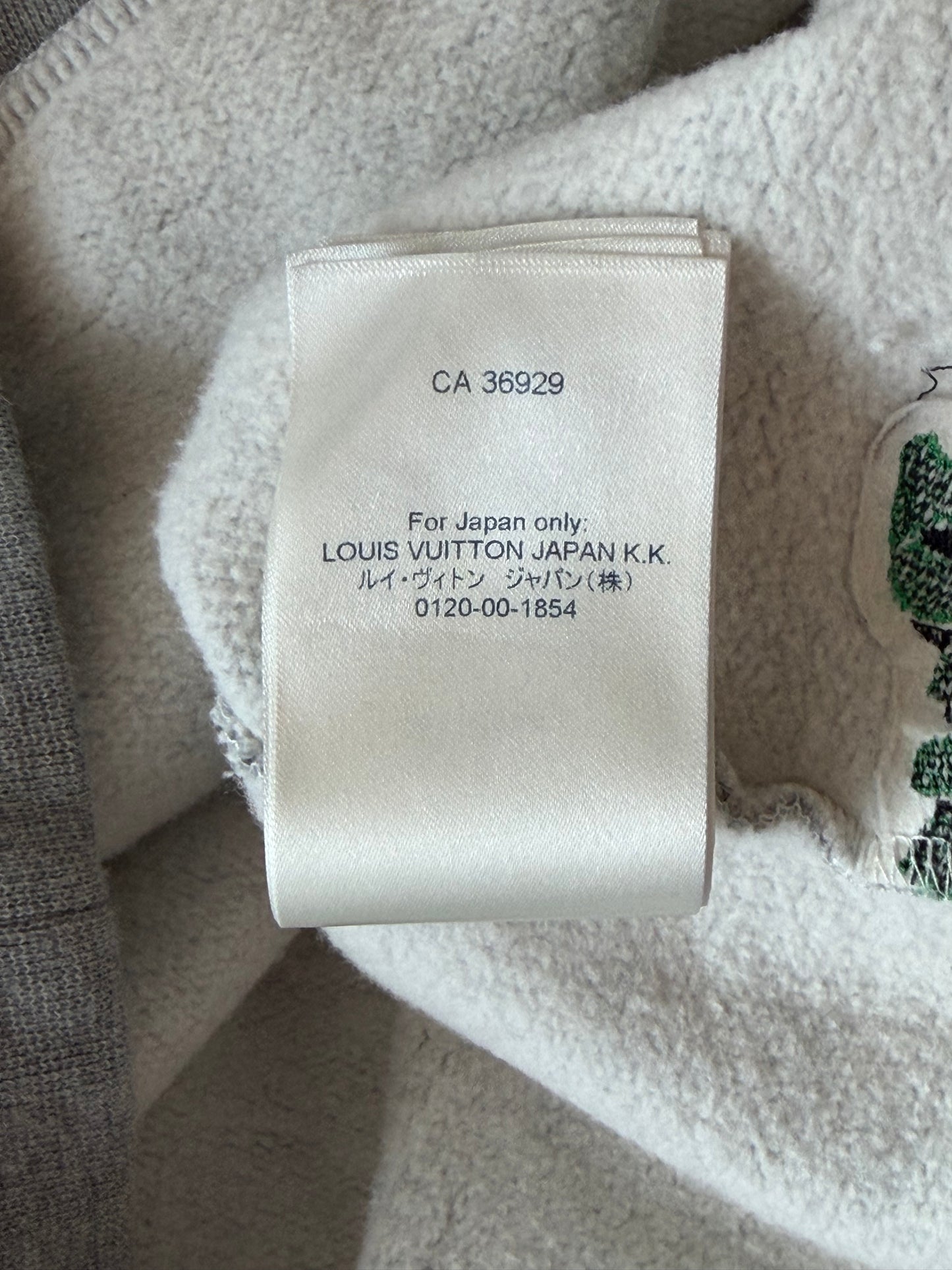 Louis Vuitton Grey Purist Vs. Tourist Tuffetage Hoodie