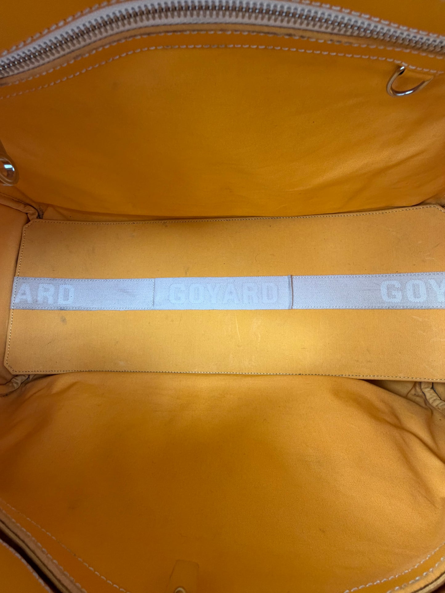 Goyard Yellow Croisiere 50 Duffel Bag