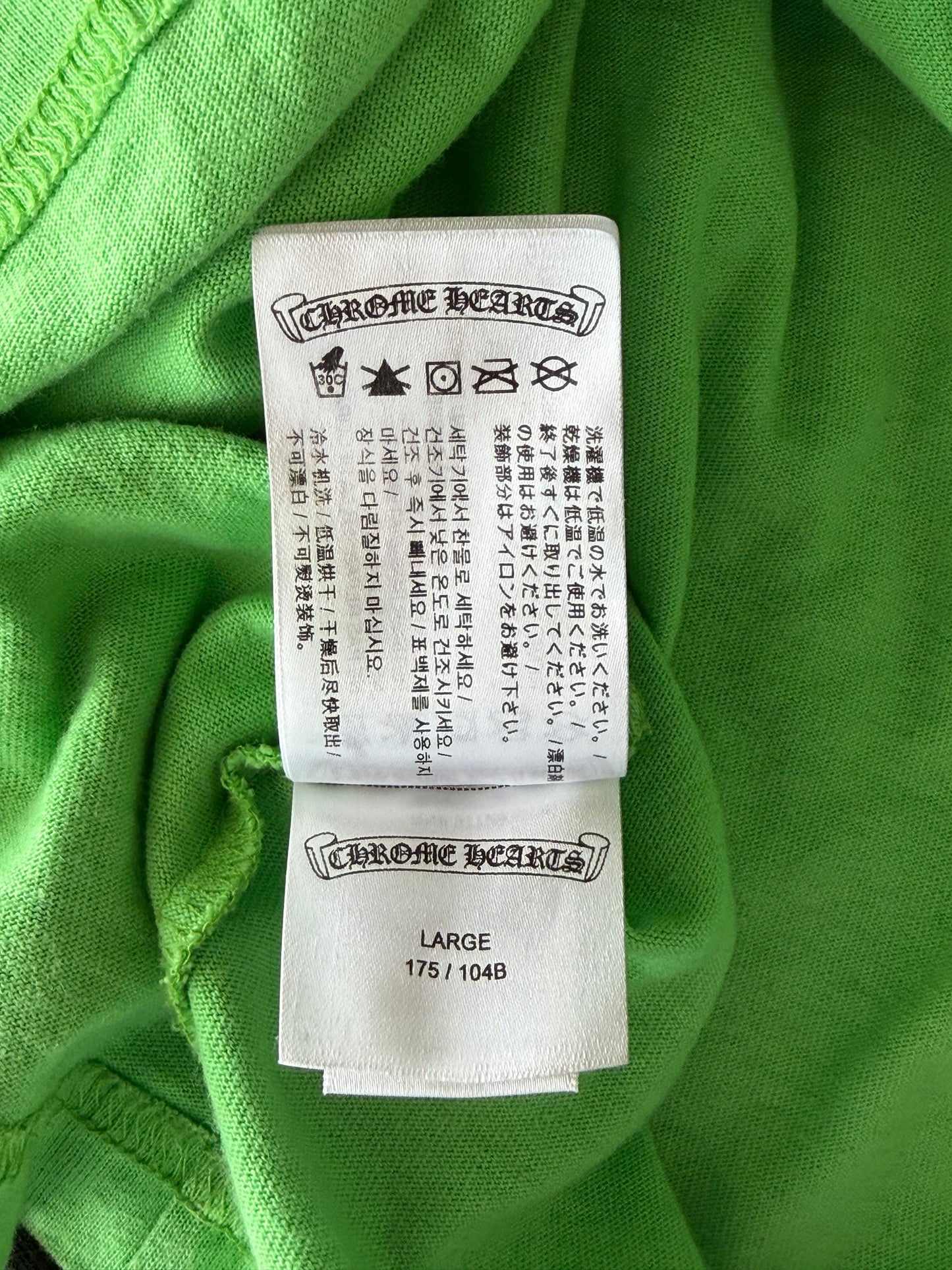 Chrome Hearts Green Sex Records Logo Longsleeve T-Shirt