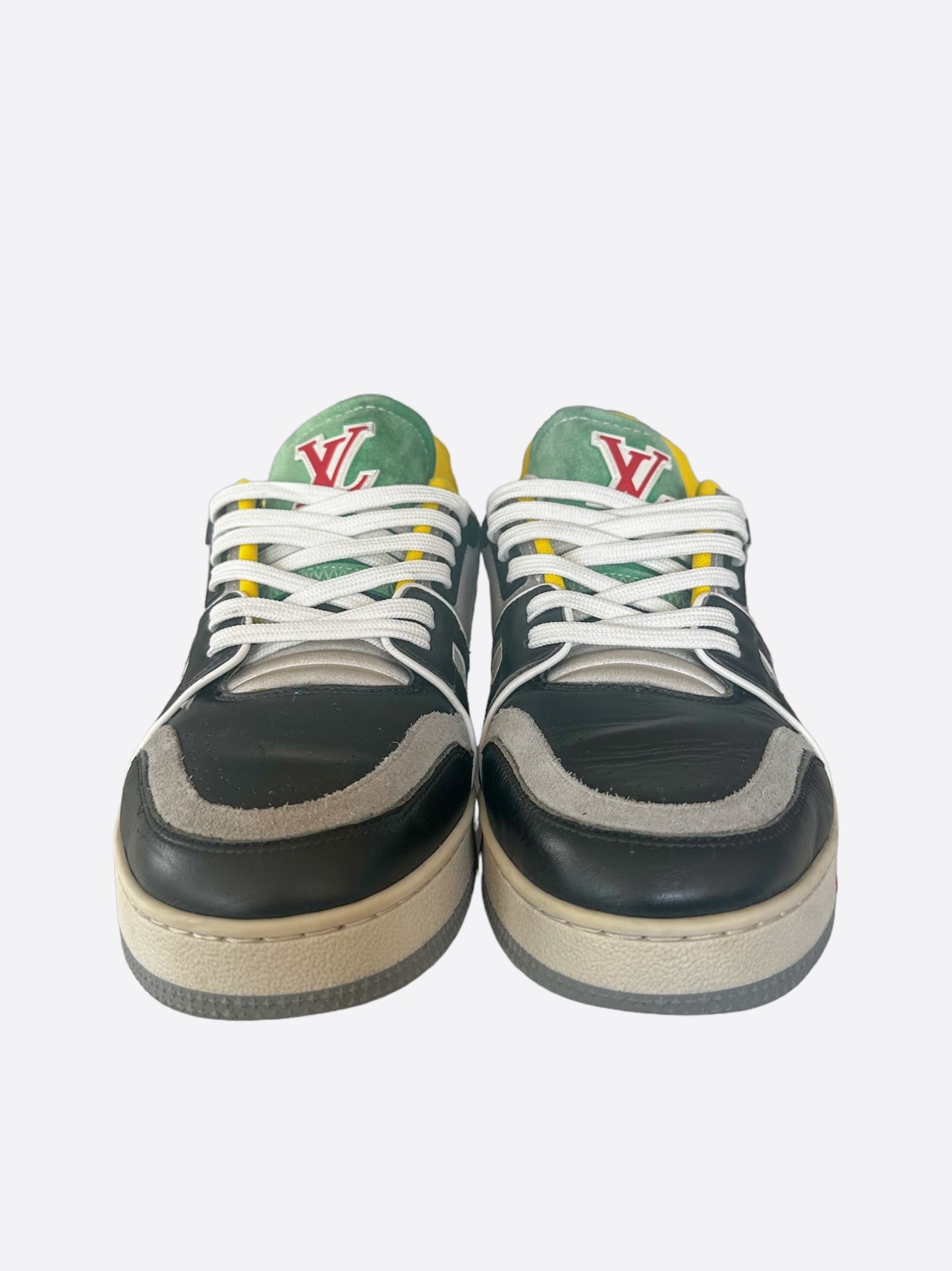 Louis Vuitton Black & Grey Upcycle Trainers