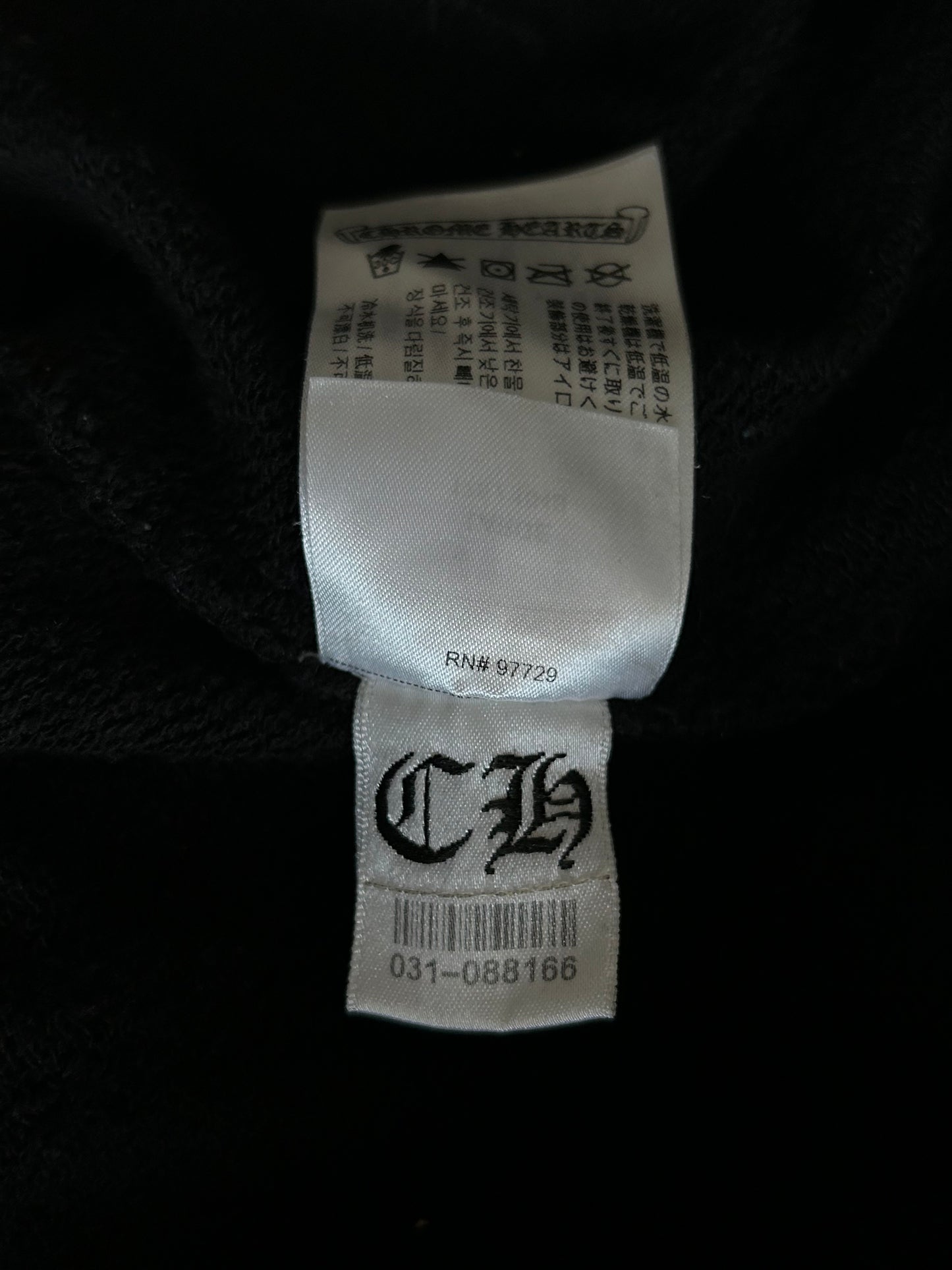 Chrome Hearts Black Matty Boy Stay Fast Hoodie